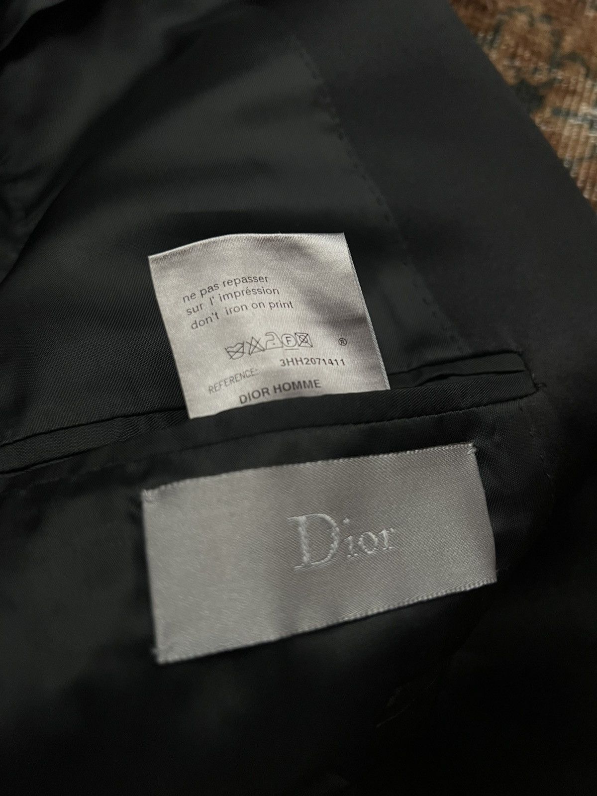 Dior Dior Homme FW03 Luster Devour Waxed Blazer Size 46S - 4 Thumbnail