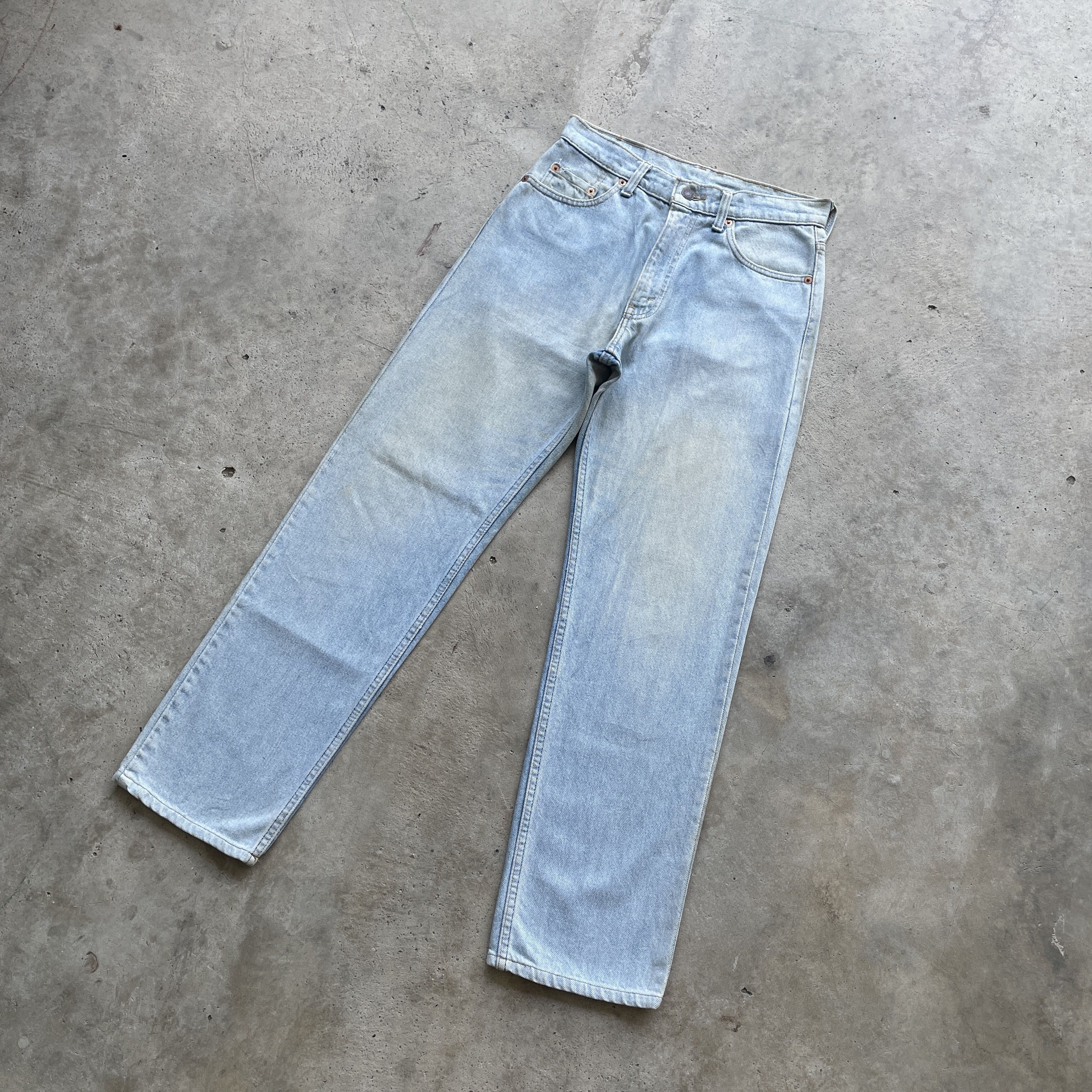 Levi's VINTAGE LEVI’S 510 USA FADED LIGHTWASH DENIM JEANS PANTS W29 Size US 29 - 1 Thumbnail