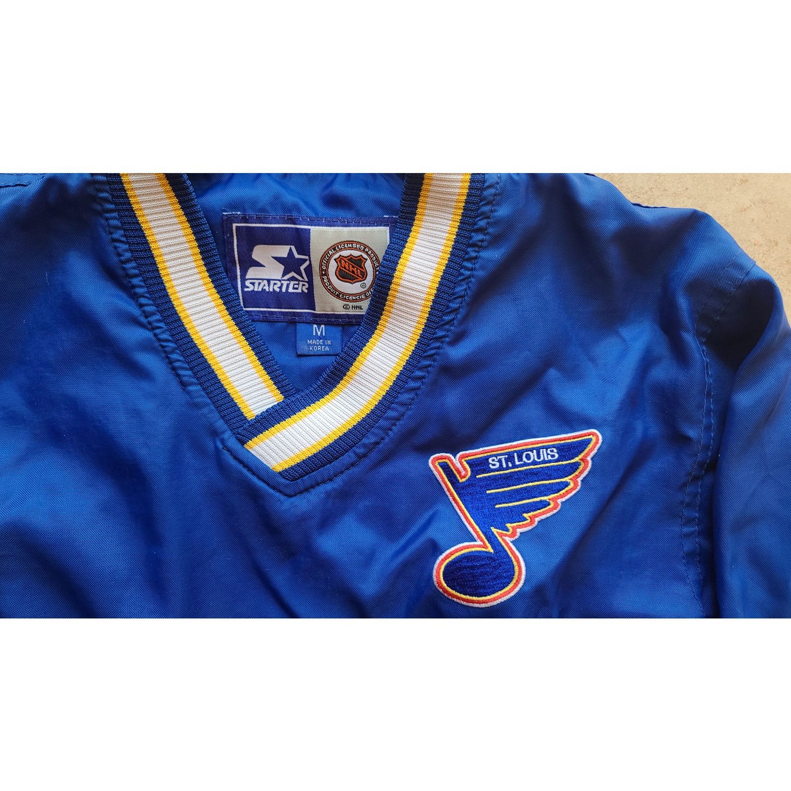 NHL × Starter GRETZKY #99 St Louis 90s Pullover jacket M kids NHL vintage Size US XS / EU 42 / 0 - 4 Thumbnail
