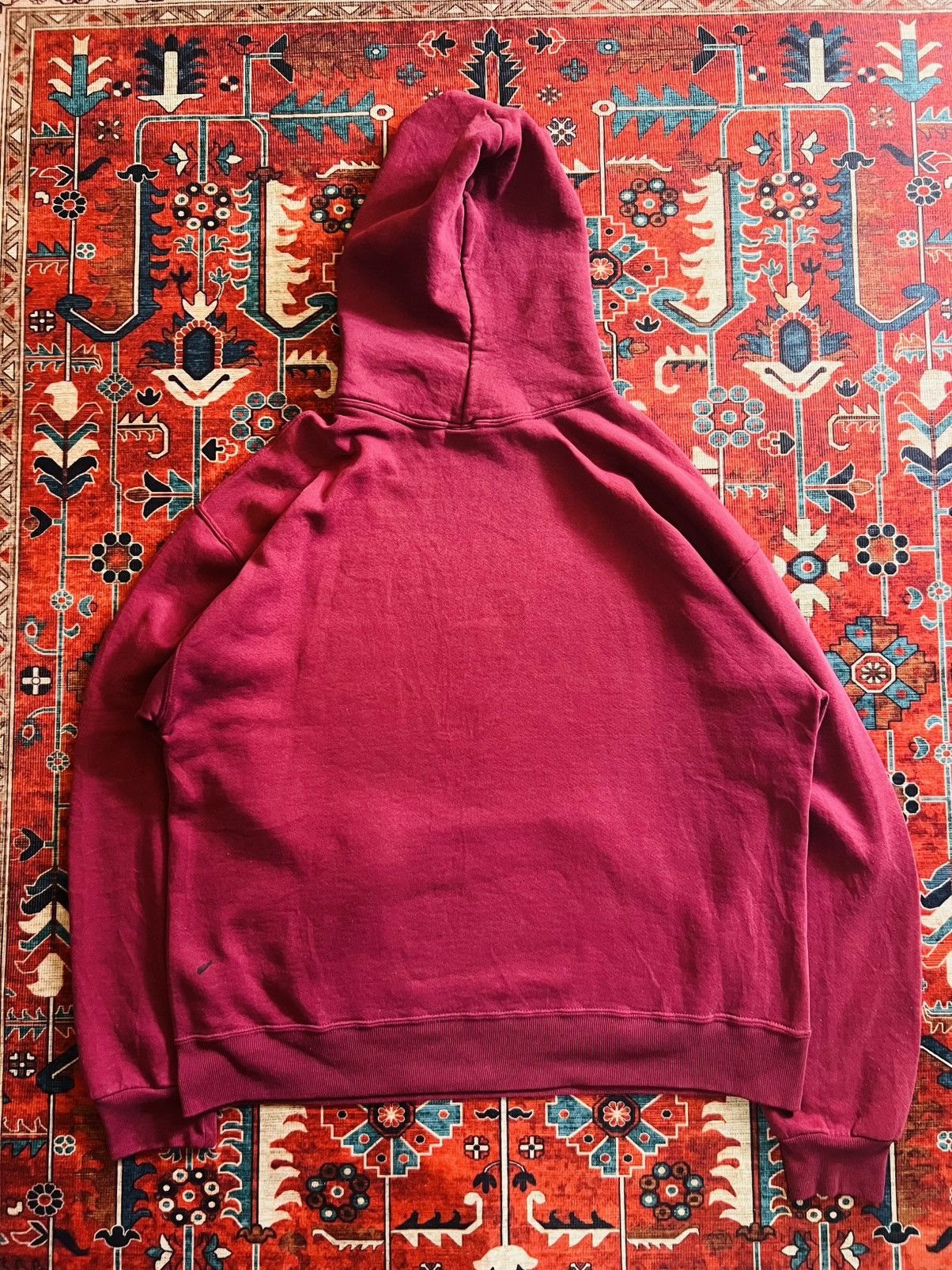 Russell Athletic Vintage Russell Athletic Maroon Pullover Hoodie Size US L / EU 52-54 / 3 - 4 Thumbnail