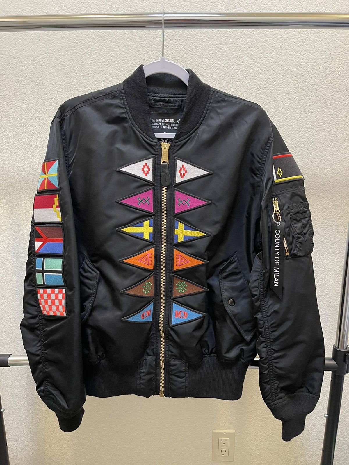 Alpha Industries × Marcelo Burlon | Grailed