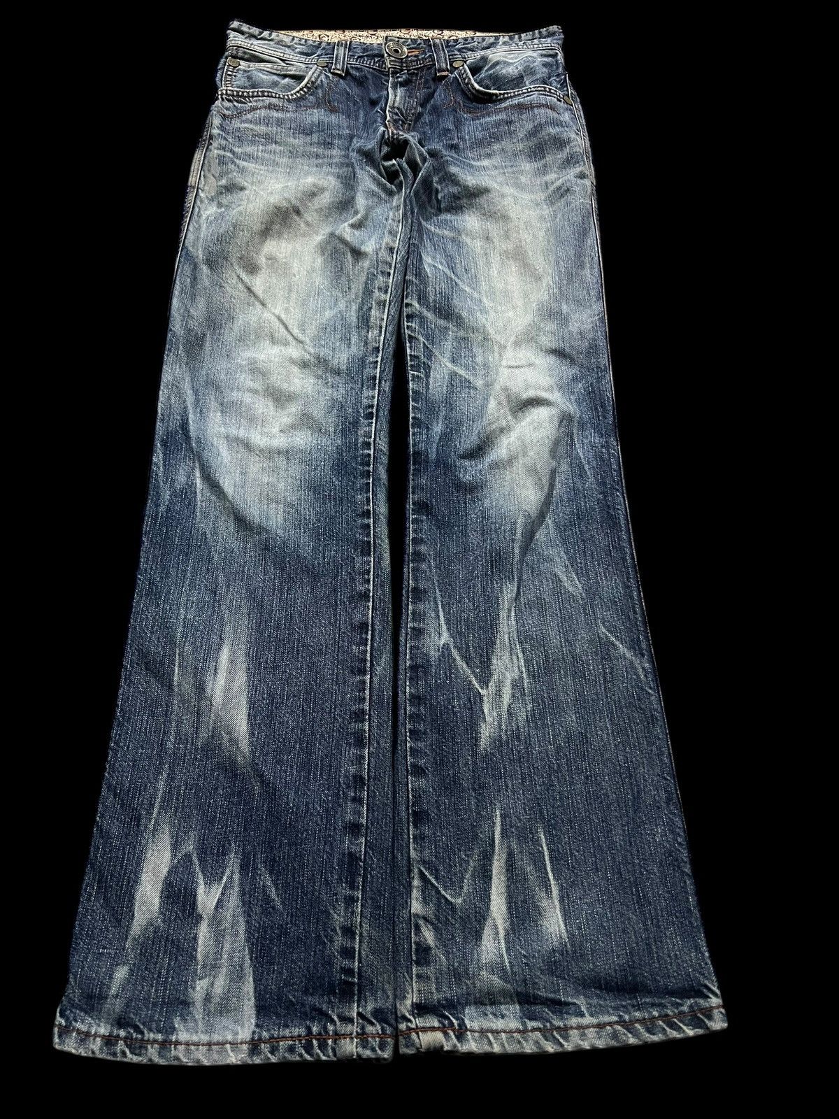 Edwin × If Six Was Nine × Seditionaries VINTAGE EDWIN 503 BLUE TRIP NICE FADED JEANS Size US 29 - 1 Thumbnail