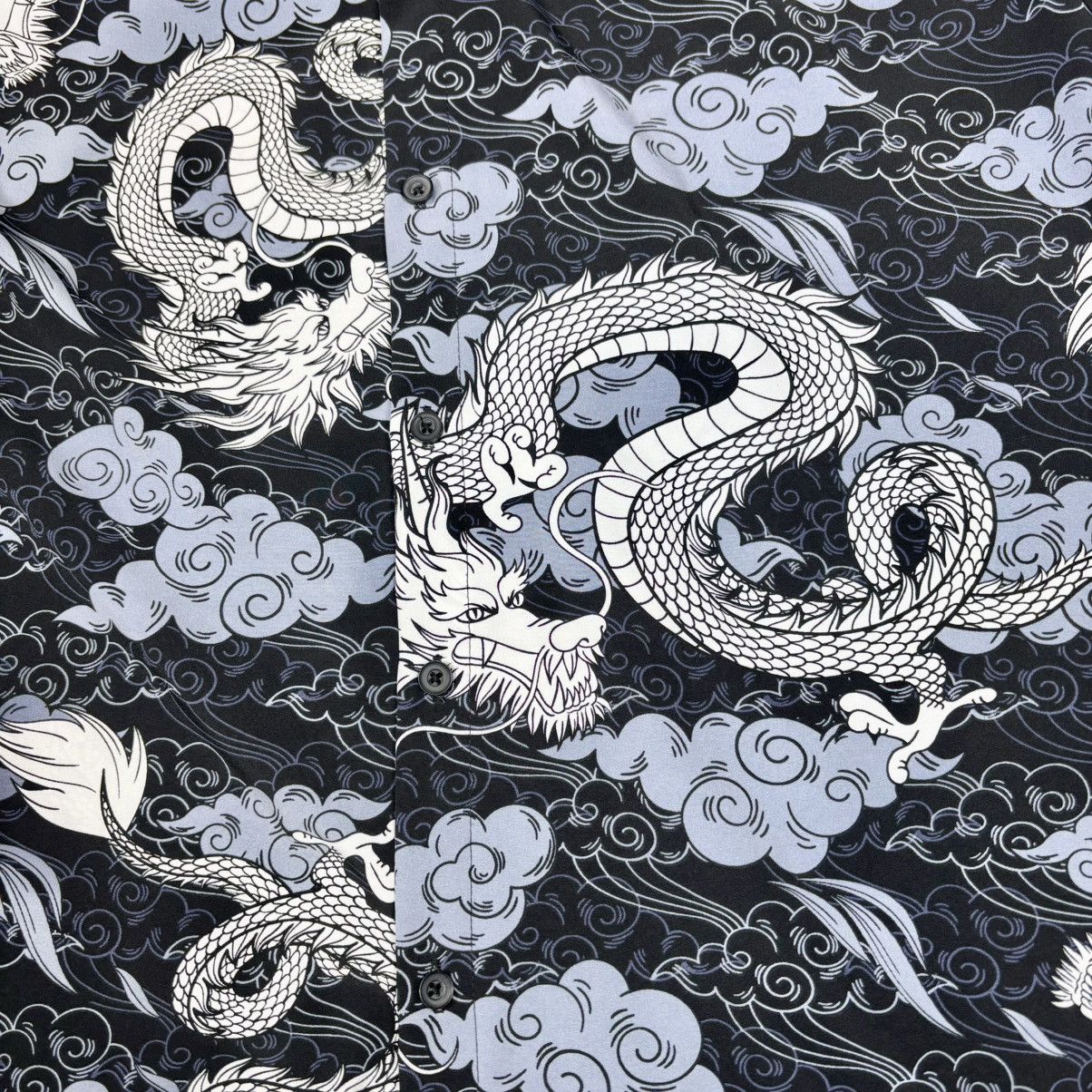 Other Fresh Prints of Tokyo Drill Mens XL Button Up Dragon Shirt Size US XL / EU 56 / 4 - 11 Thumbnail