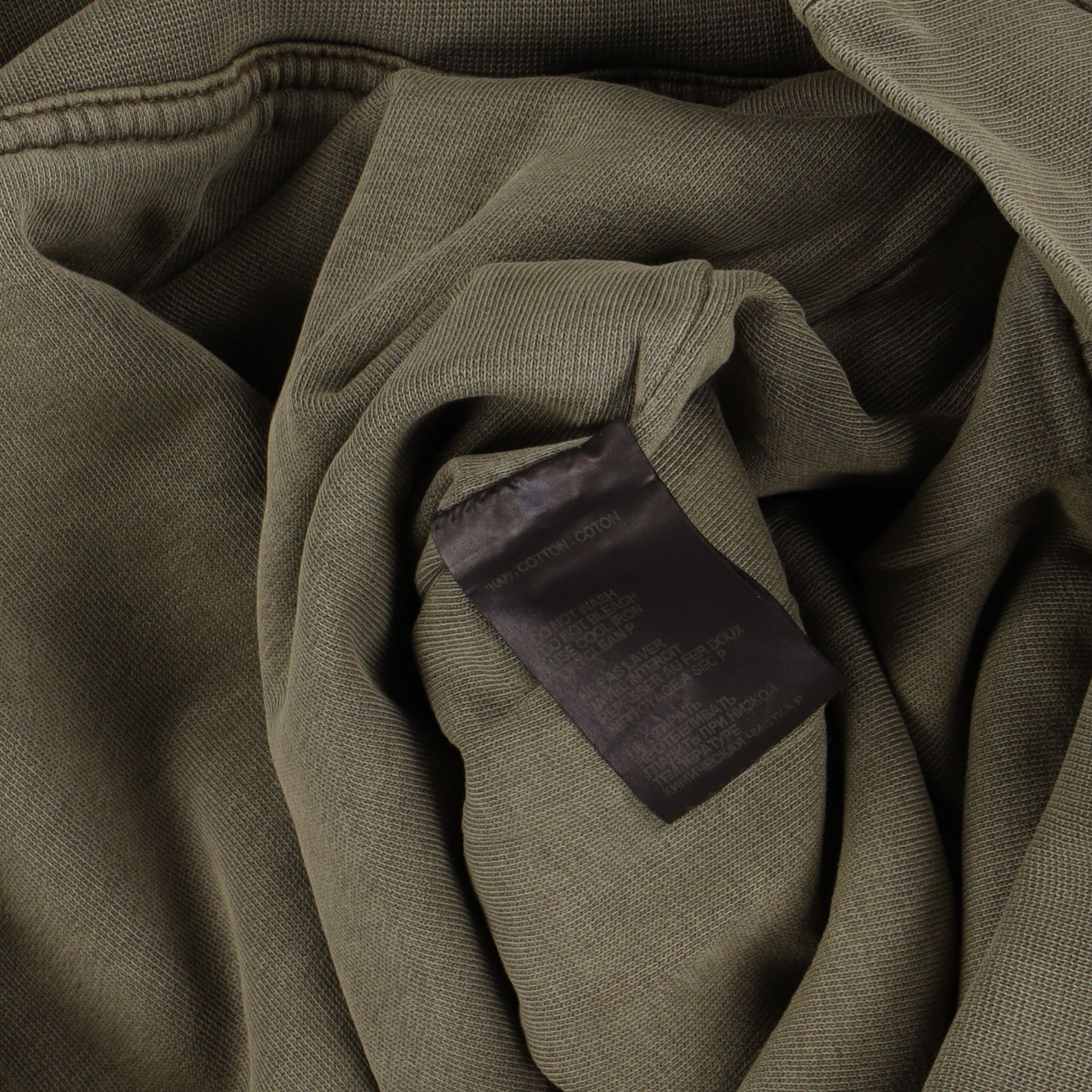 Haider Ackermann Khaki Double Layer Perth Sweatshirt Size US M / EU 48-50 / 2 - 8 Thumbnail