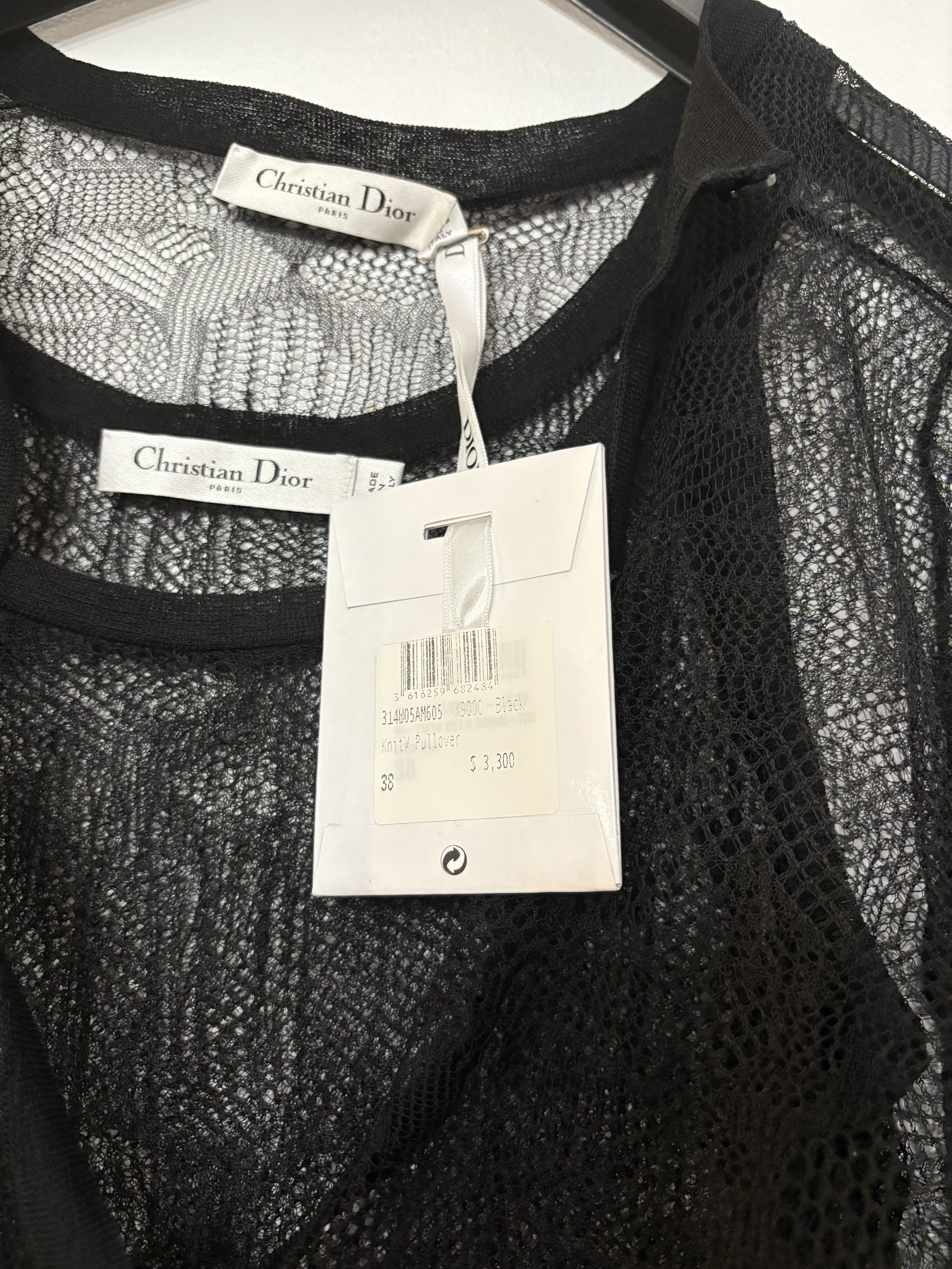 Dior Dior Lace Twinset Black Silk Cardigan and Tank Top SZ 6 NWT Size S / US 4 / IT 40 - 7 Thumbnail