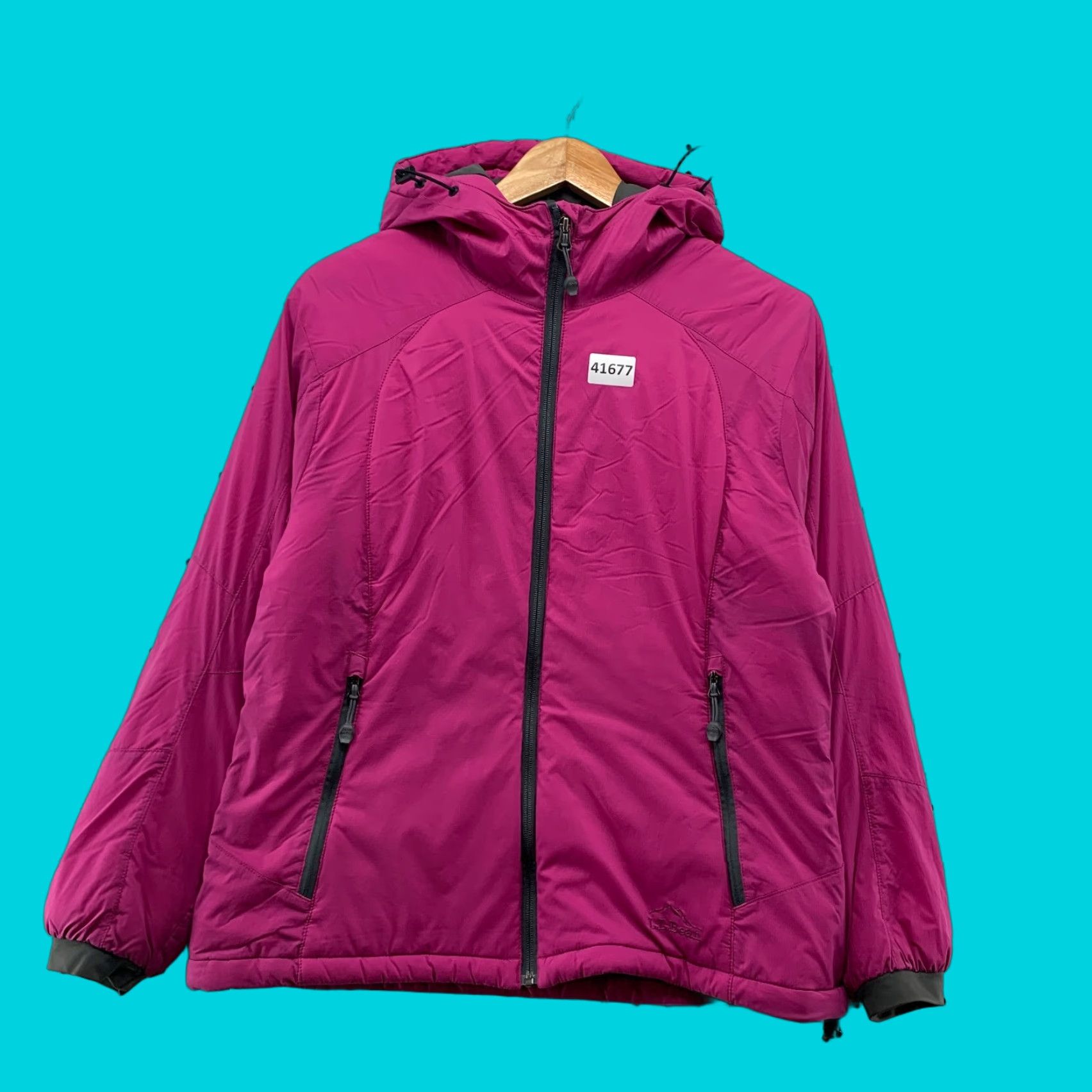 Vintage VINTAGE LL Bean Puffer Jacket Womens Medium Petite Pink Fuchsia Hooded Insulated 19x25 Size M / US 6-8 / IT 42-44 - 1 Thumbnail