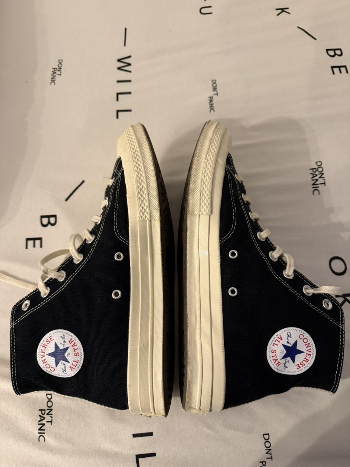 Comme des Garcons PLAY × Converse Converse Chuck Taylor All Star 70 High 12US Size US 12 / EU 45 - 10 Thumbnail