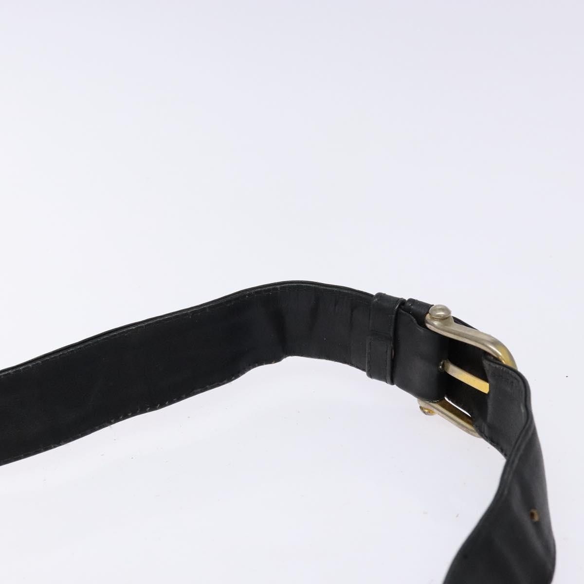 Celine CELINE Shoulder Bag Leather Black Gold Size ONE SIZE - 8 Thumbnail