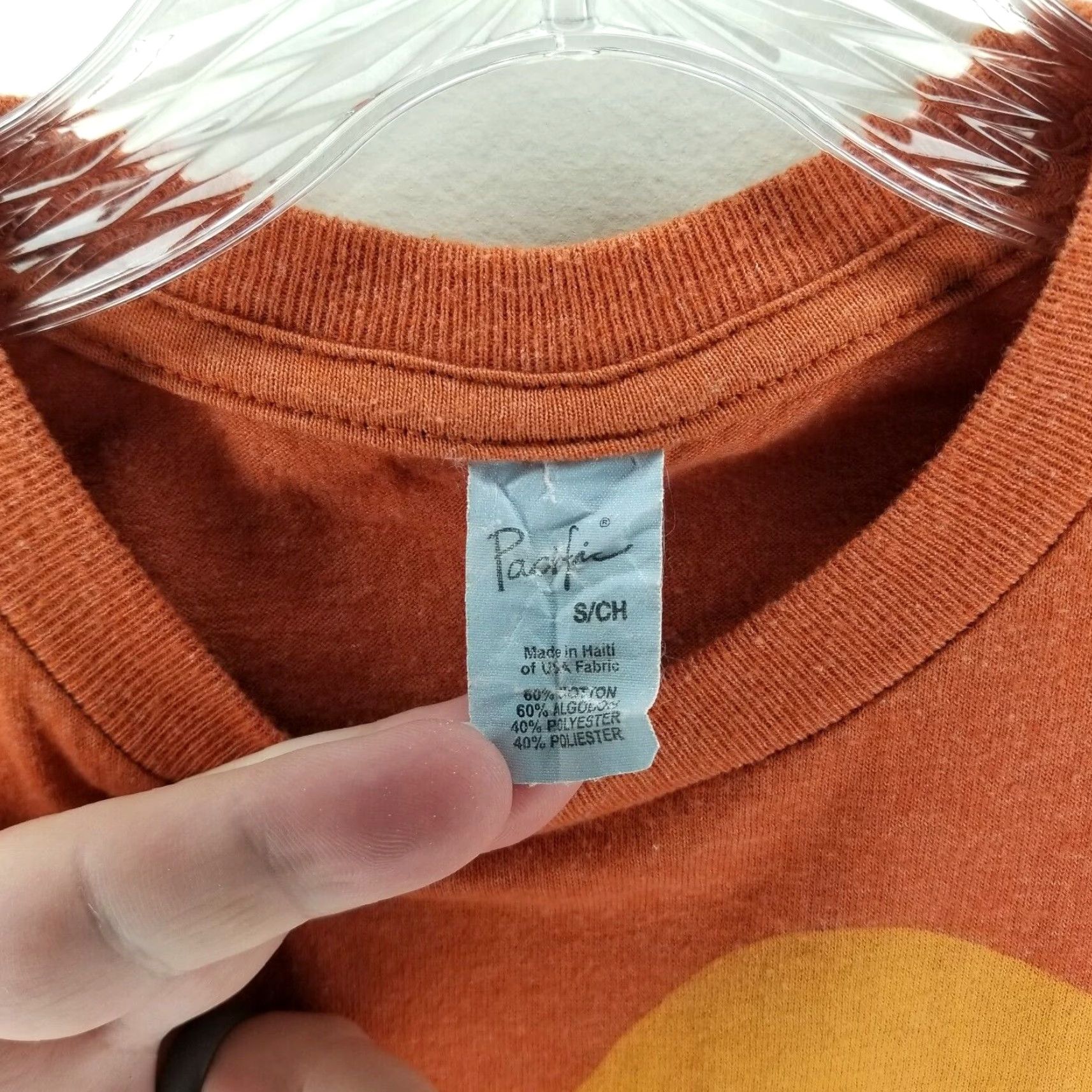 Vintage Pacific Women’s Shirt Short Sleeve T-Shirt Size S Orange Lumber Jacks Womens Size S / US 4 / IT 40 - 3 Thumbnail