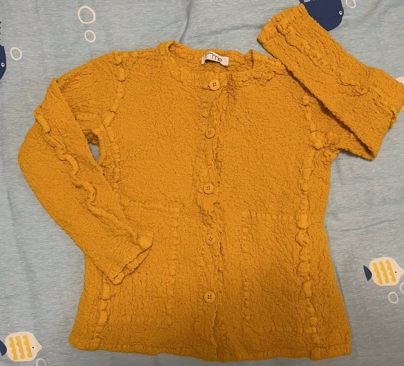 Issey Miyake size:one size A ginger yellow cauliflower ple