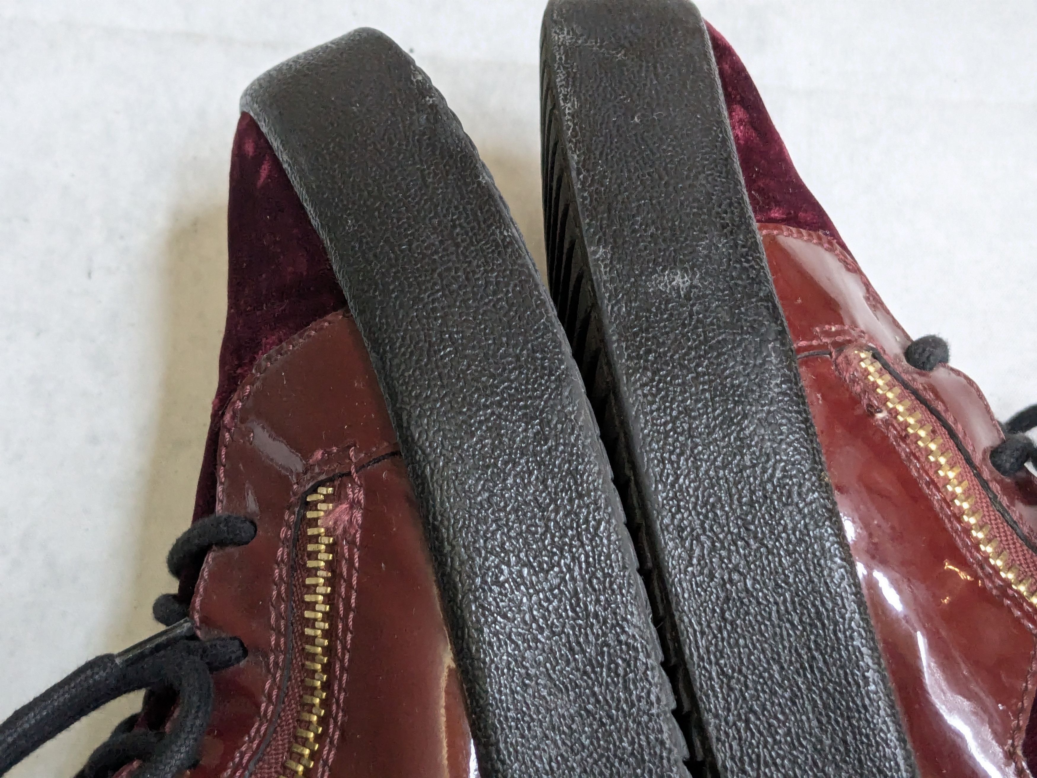 Giuseppe Zanotti Giuseppe Zanotti Sneakers 11 44 Burgundy Velvet High Gold Size US 11 / EU 44 - 6 Thumbnail