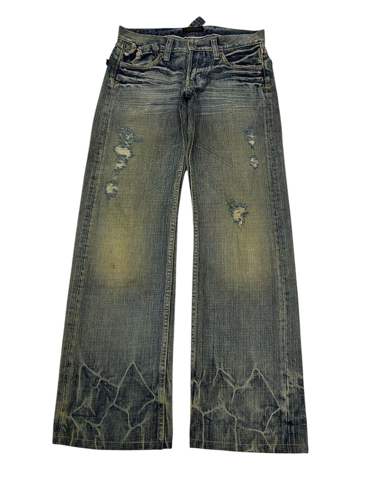 Japanese Brand Vintage Japanese Sweetcamel Distressed Selvedge Women Jeans Size US 29 - 1 Thumbnail