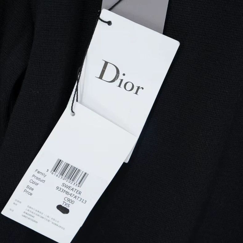 Dior Dior Embroidered Cuff Wool Sweater Size US XS / EU 42 / 0 - 3 Thumbnail