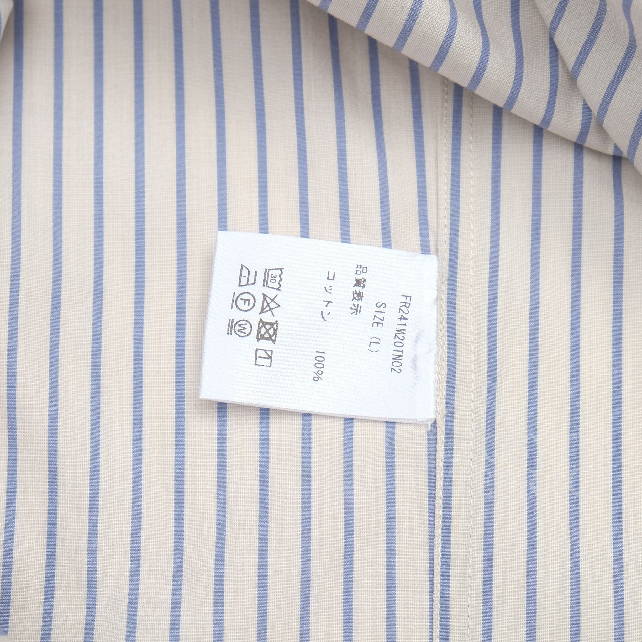 Farah × thisisneverthat 【thisisneverthat x FARAH JAPAN / STRIPED SHIRT / SIZE L】 Size US L / EU 52-54 / 3 - 4 Thumbnail