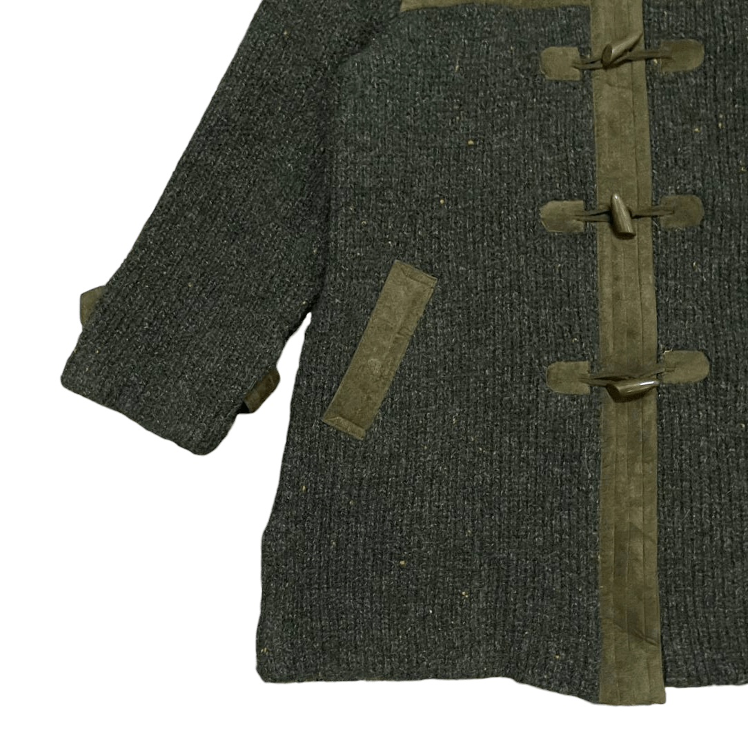 Max Mara Vintage Max Mara Alta Made 1961 Wool Fur Hooded Coat Size M / US 6-8 / IT 42-44 - 4 Thumbnail