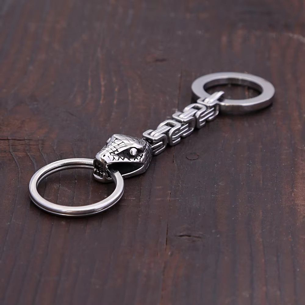 Jewelry Snake Unique Chain Keychain Fashion Jewelry Accessories Size ONE SIZE - 5 Thumbnail