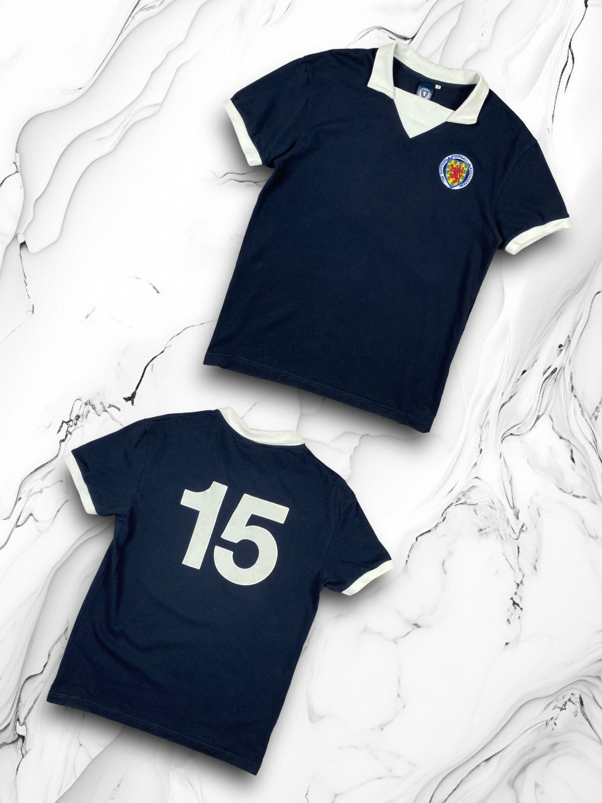 Vintage Vintage Scotland Rugby Polo Shirt Size M Size US M / EU 48-50 / 2 - 1 Thumbnail