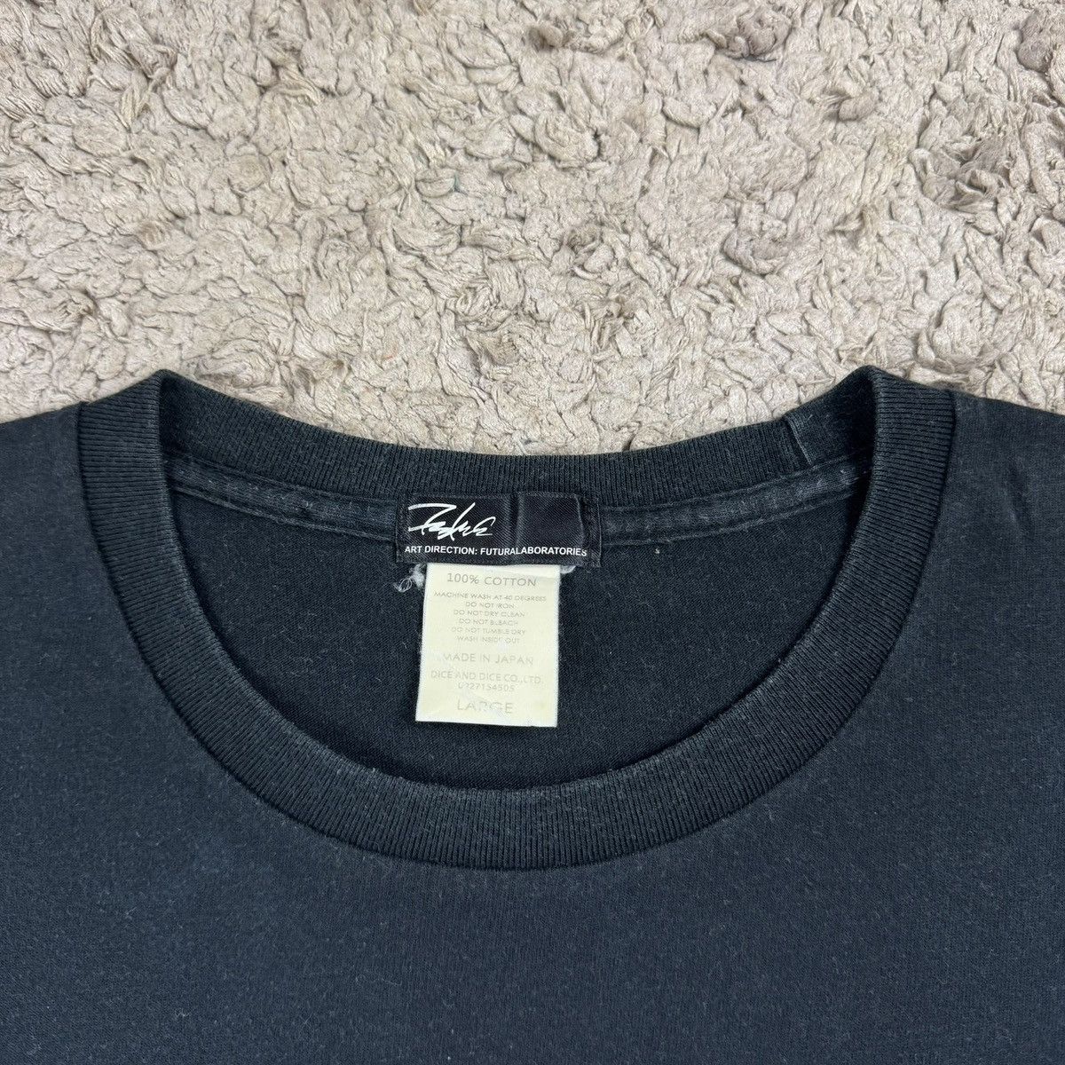 Futura Vintage Future Laboratories Military/Army Graphic T-shirt Size US L / EU 52-54 / 3 - 8 Thumbnail