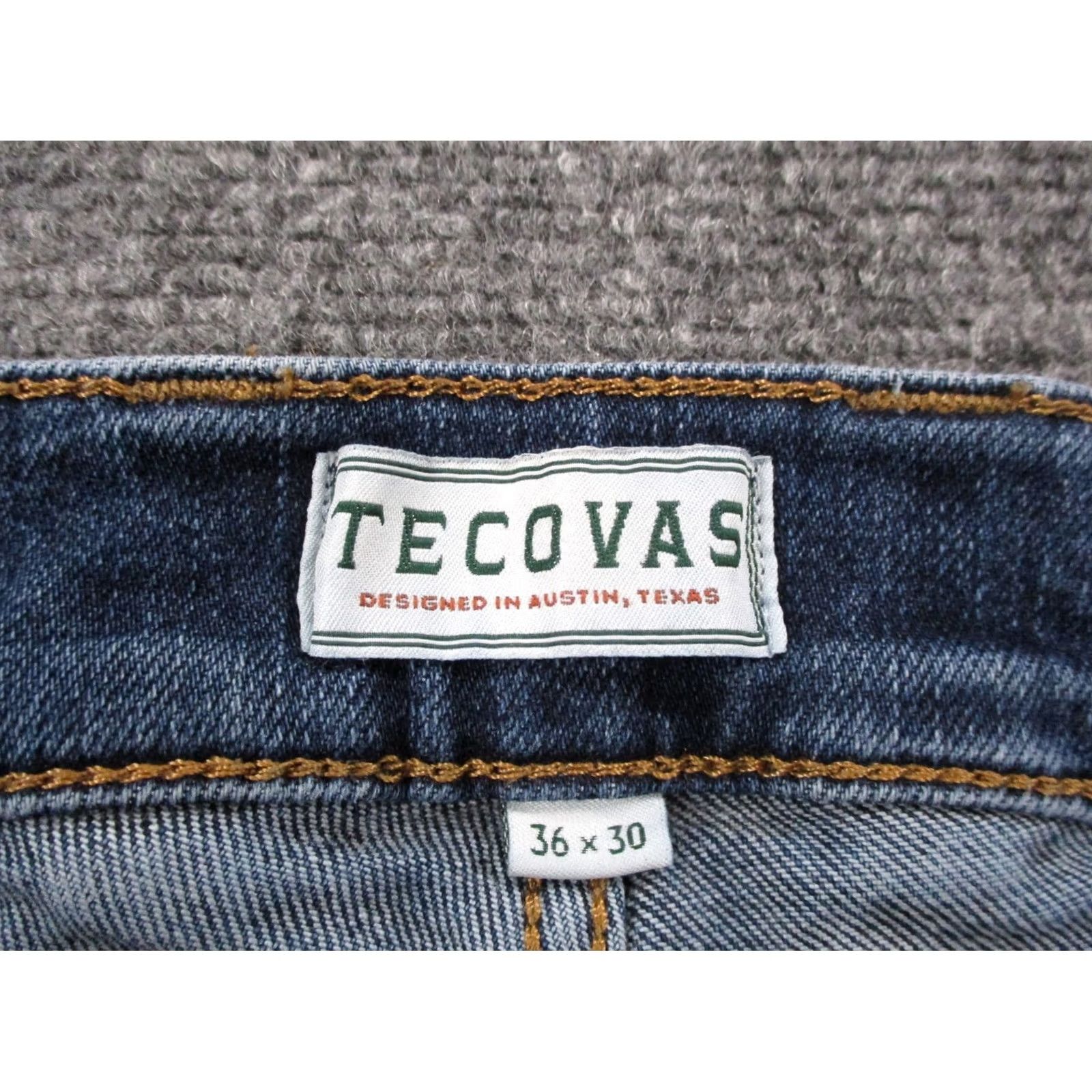 Tecovas Tecovas Shorts Mens 36 Blue Denim Slim Jean Jorts Cutoff Bermuda Casual Size US 36 / EU 52 - 7 Thumbnail