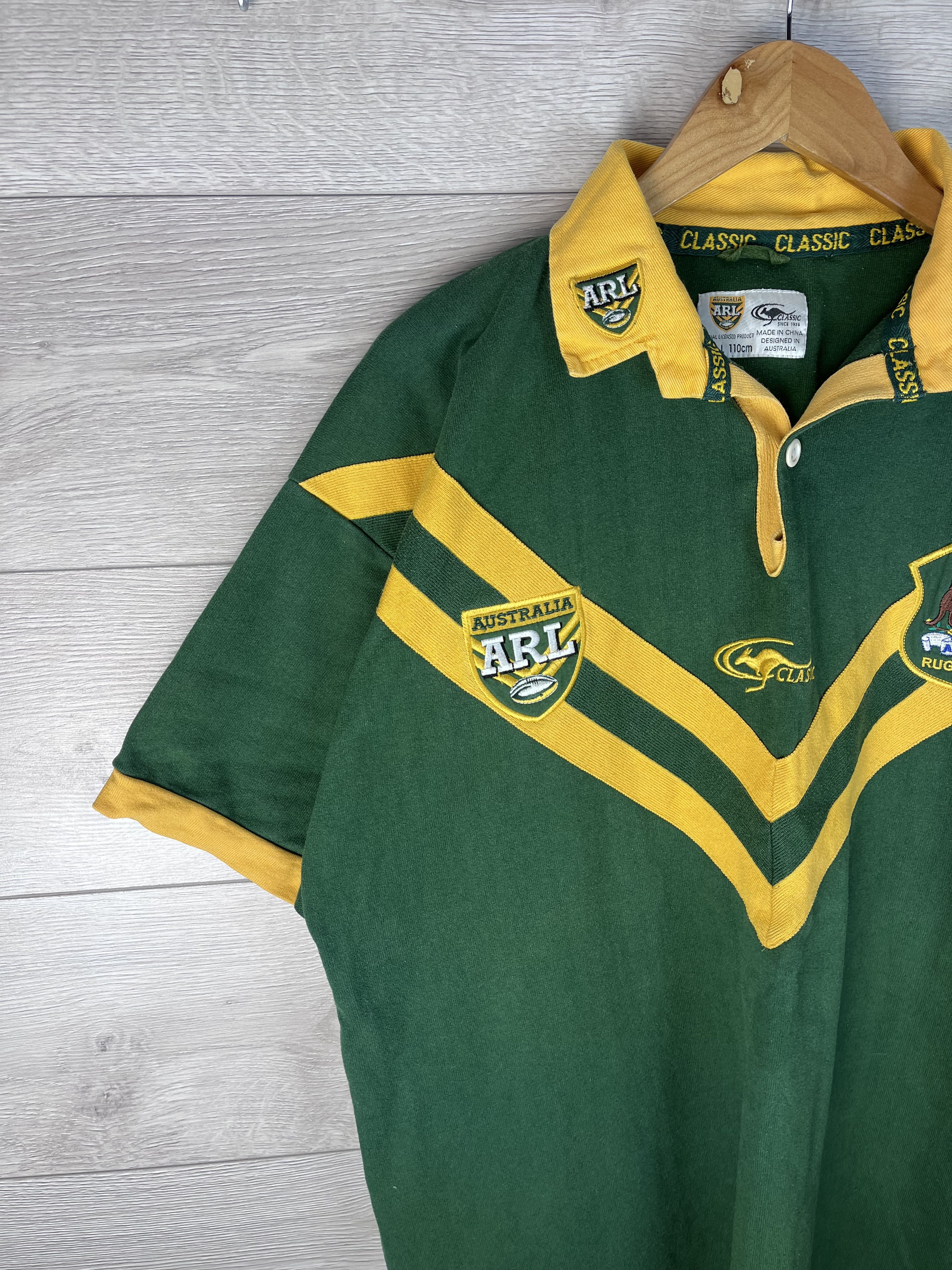 KangaROOS Vintage Australian Kangaroos Rugby League ARL Mens size L Size US L / EU 52-54 / 3 - 2 Thumbnail