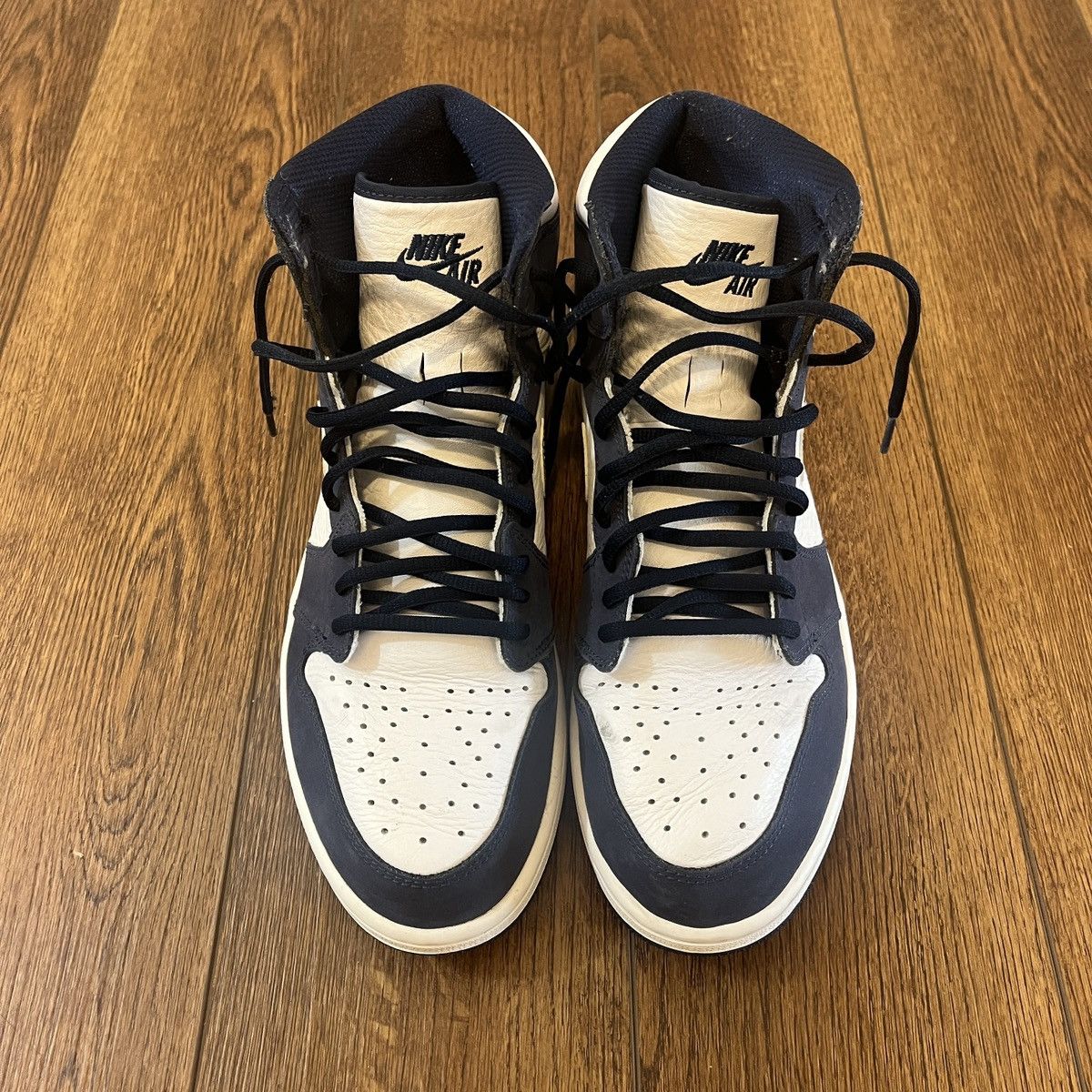 Jordan Brand × Nike Jordan 1 Retro High CO.JP Midnight Navy Size US 12 / EU 45 - 4 Thumbnail
