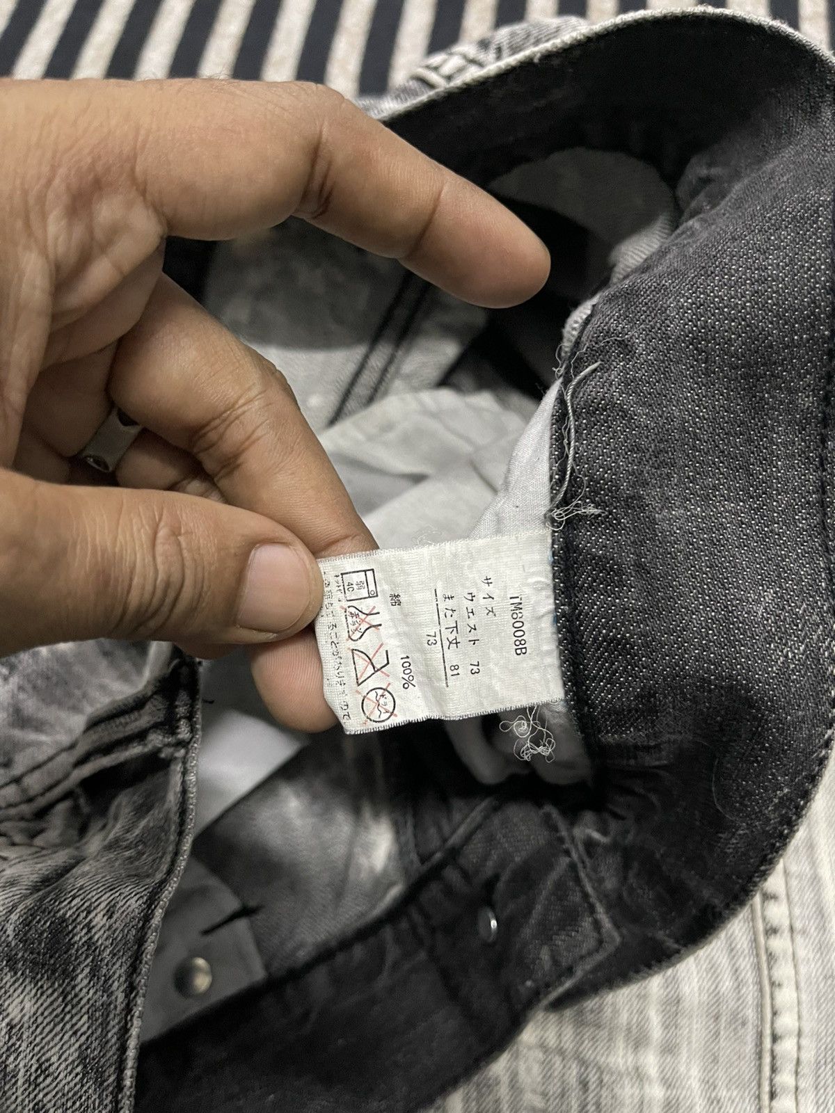 If Six Was Nine 2000s IF SIX WAS NINE STYLE WASHABLE DISTRESSED DENIM JEANS Size US 30 / EU 46 - 9 Thumbnail