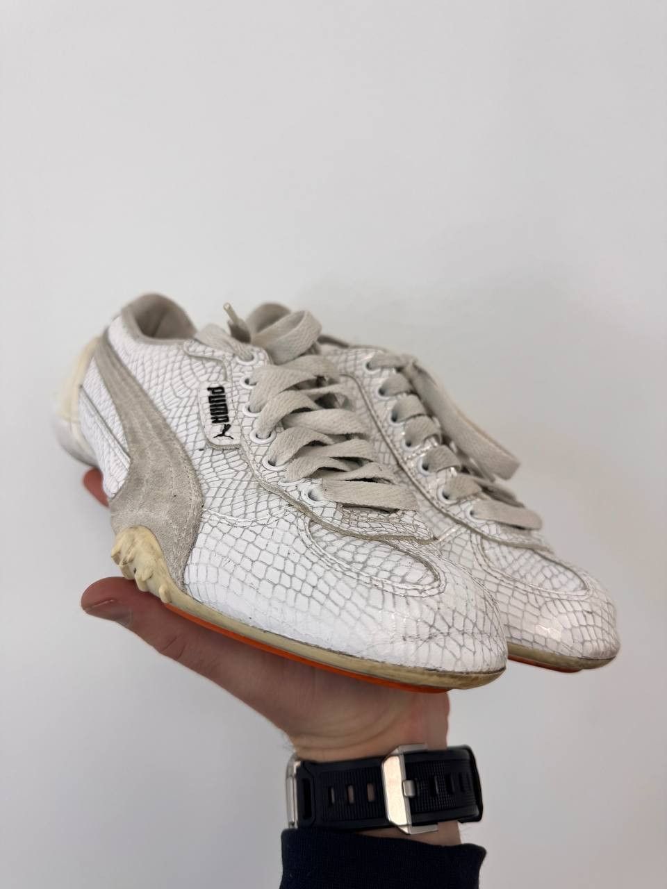 Puma Puma x Mihara Yasuhiro 2003 White Racing Size EU 38 ( US 6) Size US 6 / IT 36 - 3 Thumbnail