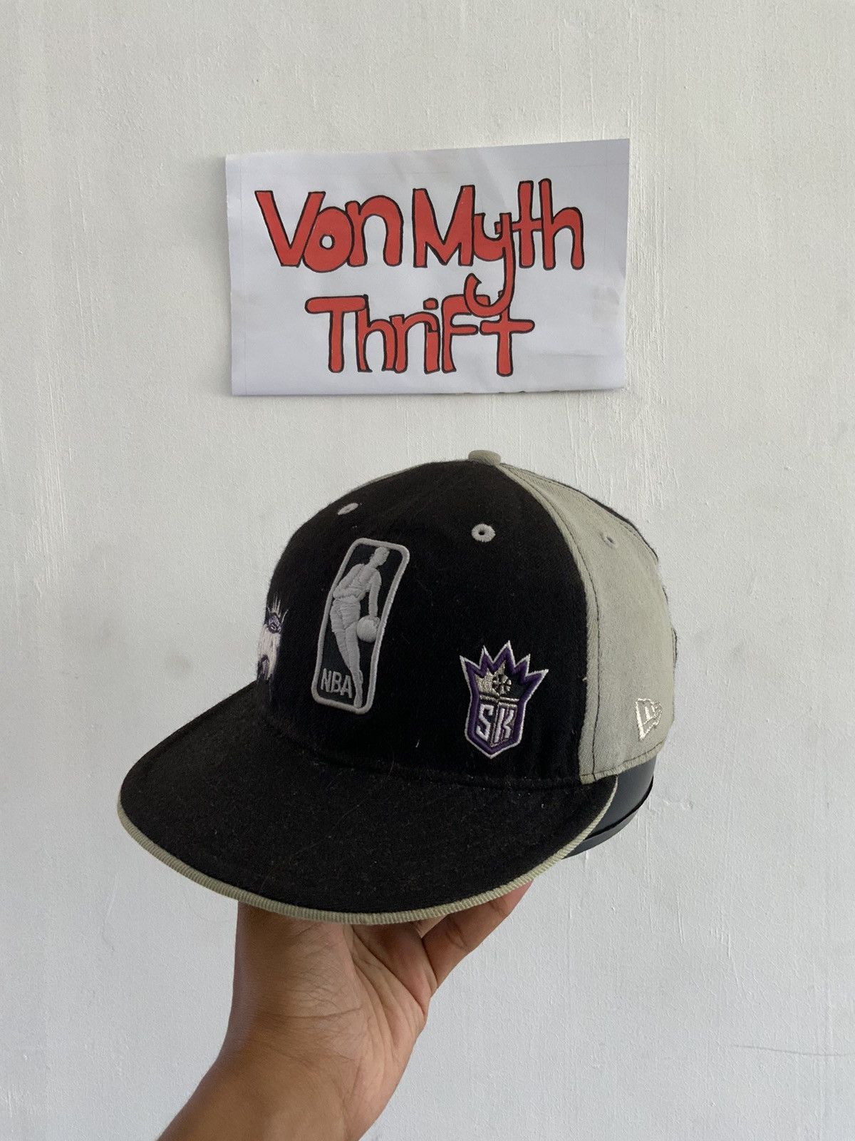 New Era New Era NBA Kings Wool Fitted Hat Size ONE SIZE - 1 Thumbnail