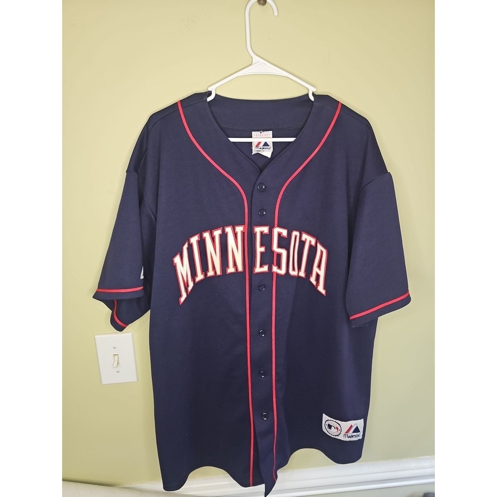 Majestic Vintage Majestic Minnesota Twins Baseball Jersey Blank Sz 2X Size US XXL / EU 58 / 5 - 1 Thumbnail
