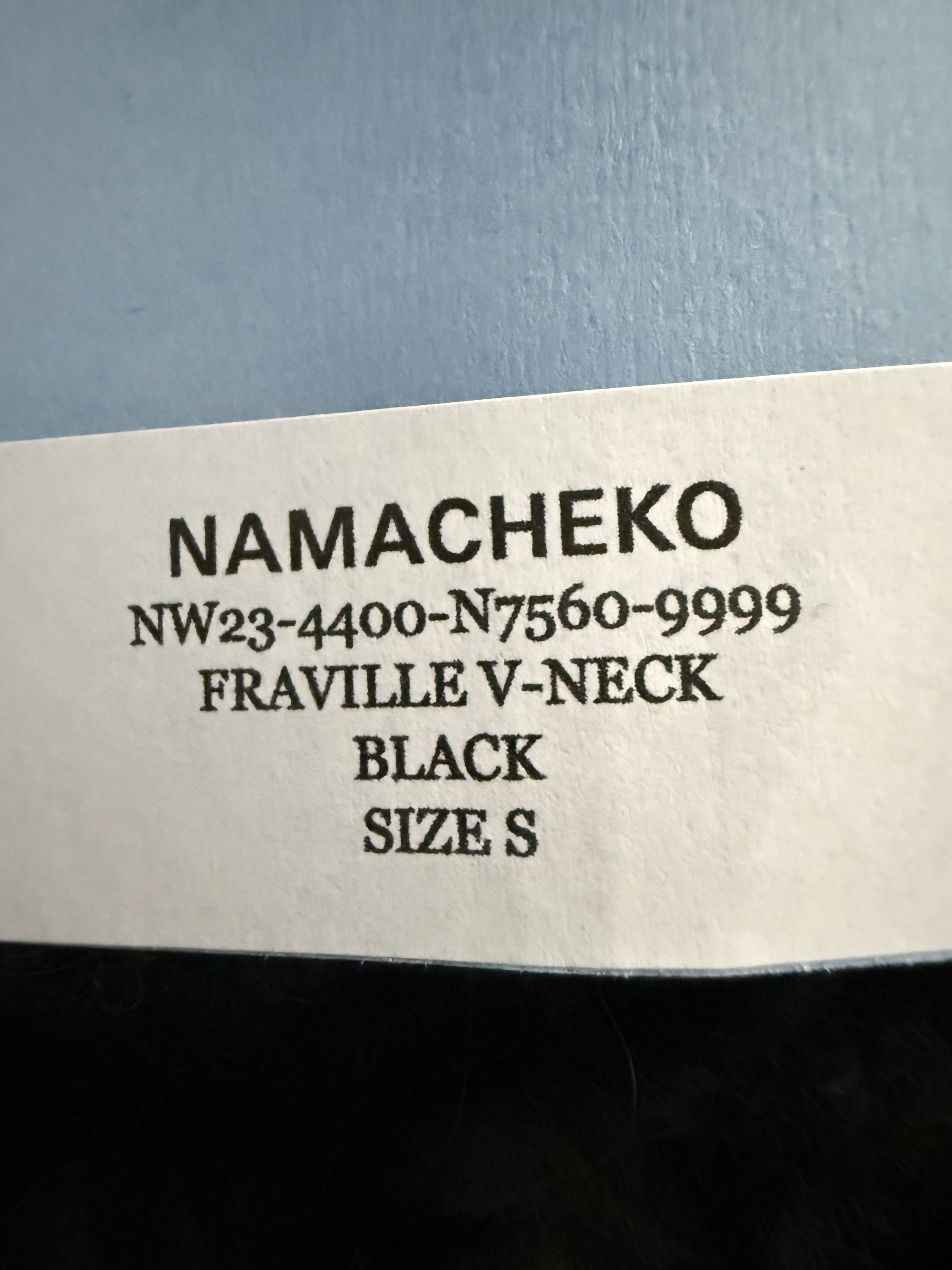 Namacheko NAMACHEKO Fraville V-Neck Oversized Size US S / EU 44-46 / 1 - 14 Thumbnail