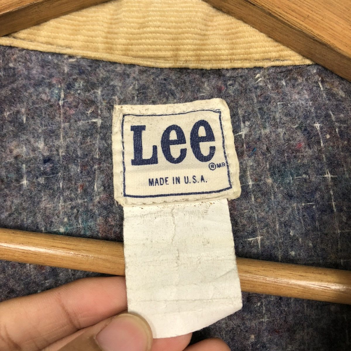 Lee 🔥VINTAGE CHORE WORKER JACKET LEE MADE IN USA BLANKET DENIM Size US M / EU 48-50 / 2 - 19 Thumbnail