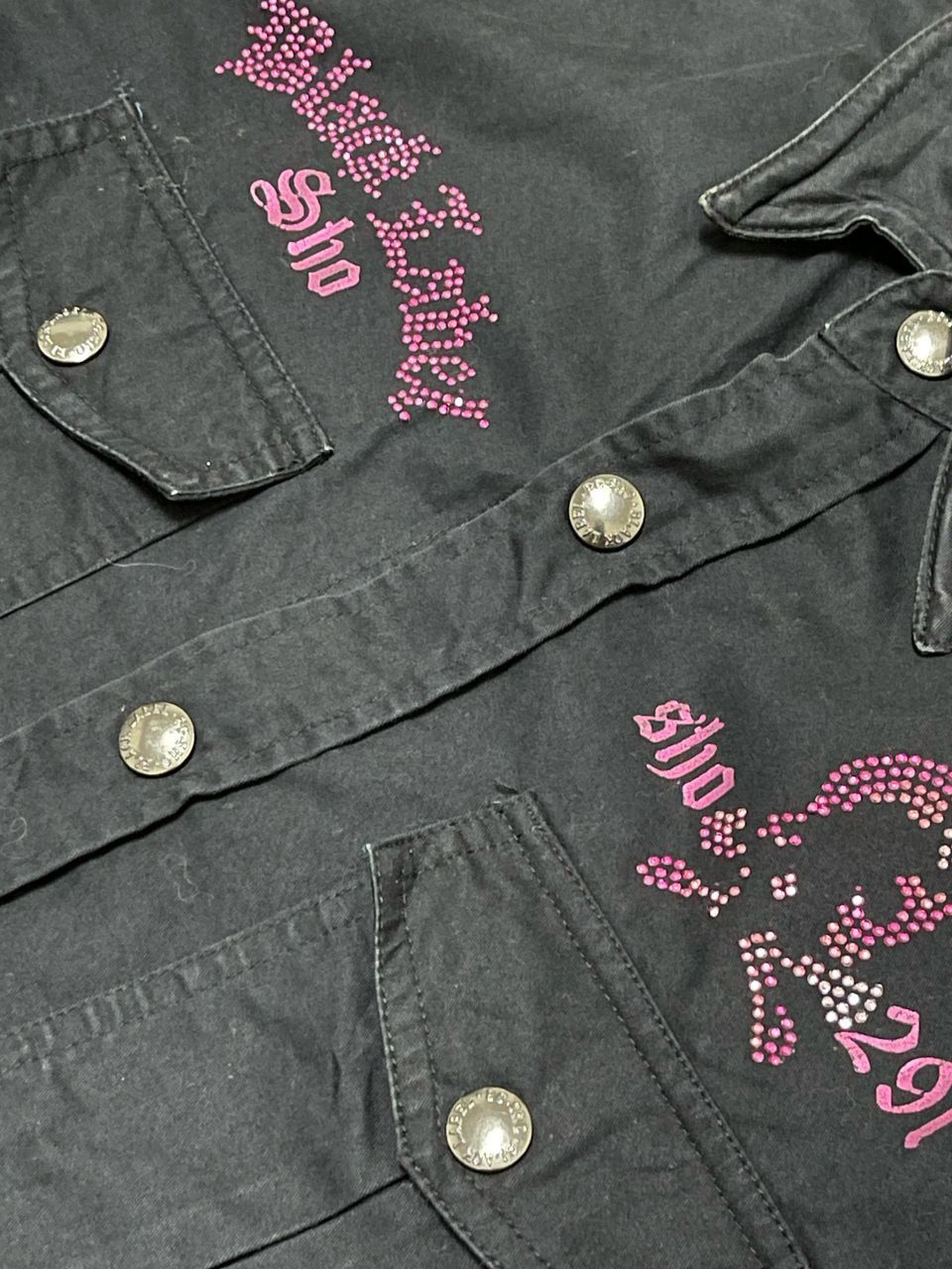 Hysteric Glamour Bernings Sho Skull Studded Button Up Shirt Size US M / EU 48-50 / 2 - 6 Thumbnail