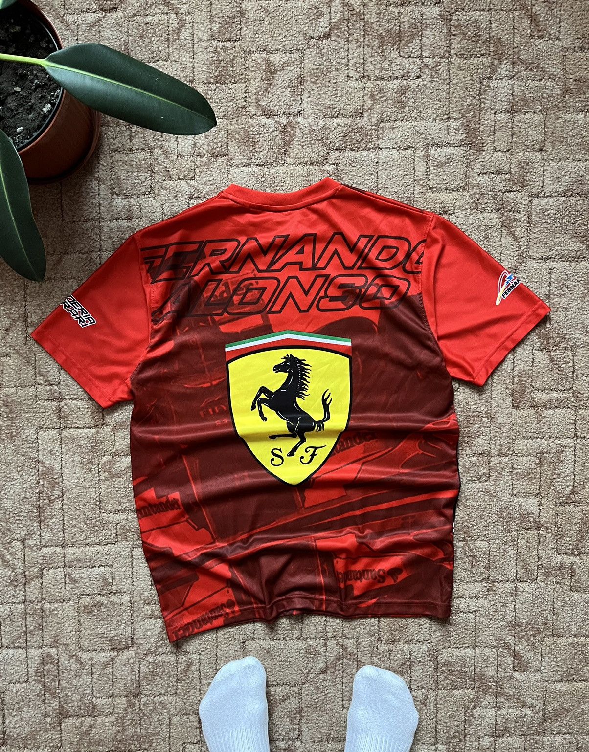 Ferrari × Vintage Vintage Ferrari Michael Schumacher F1 Racing Tee Size US S / EU 44-46 / 1 - 4 Thumbnail
