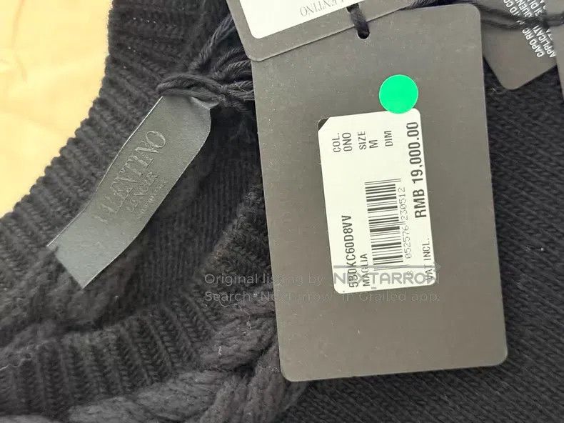 Valentino Valentino Black crew neck sweater Size M / US 6-8 / IT 42-44 - 5 Thumbnail
