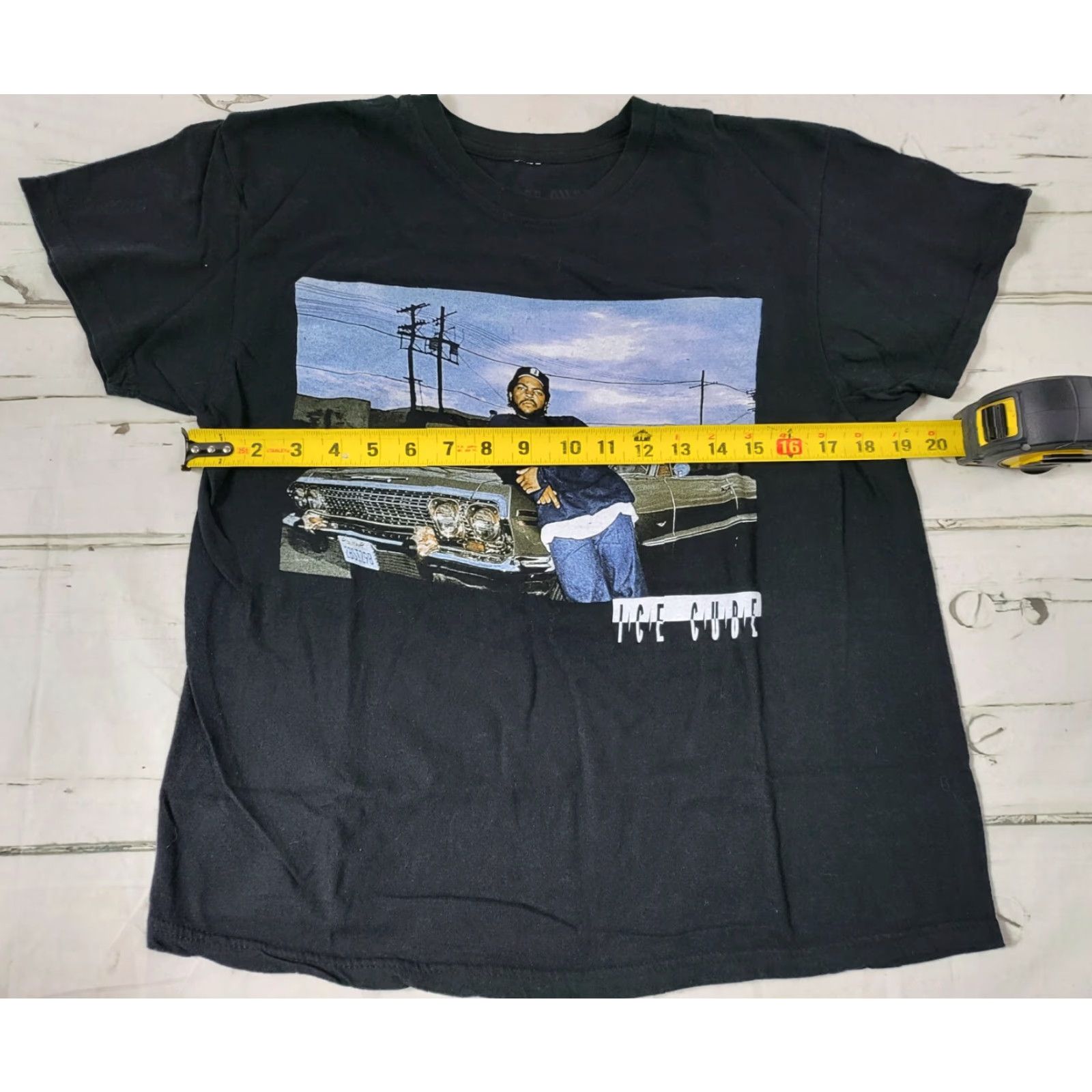 Vintage Ice Cube T-Shirt Black Short Sleeve Sz M - Ice Cube Rapper EUC - Mens - Regular Size M Size US M / EU 48-50 / 2 - 4 Thumbnail