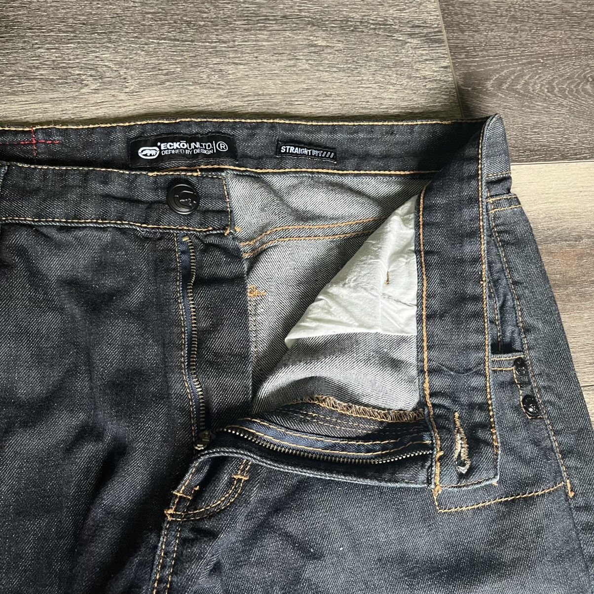 Ecko Unltd. Vintage Ecko Unlimited Biker Riveted Straight Denim Jeans 38 Size US 38 / EU 54 - 11 Thumbnail