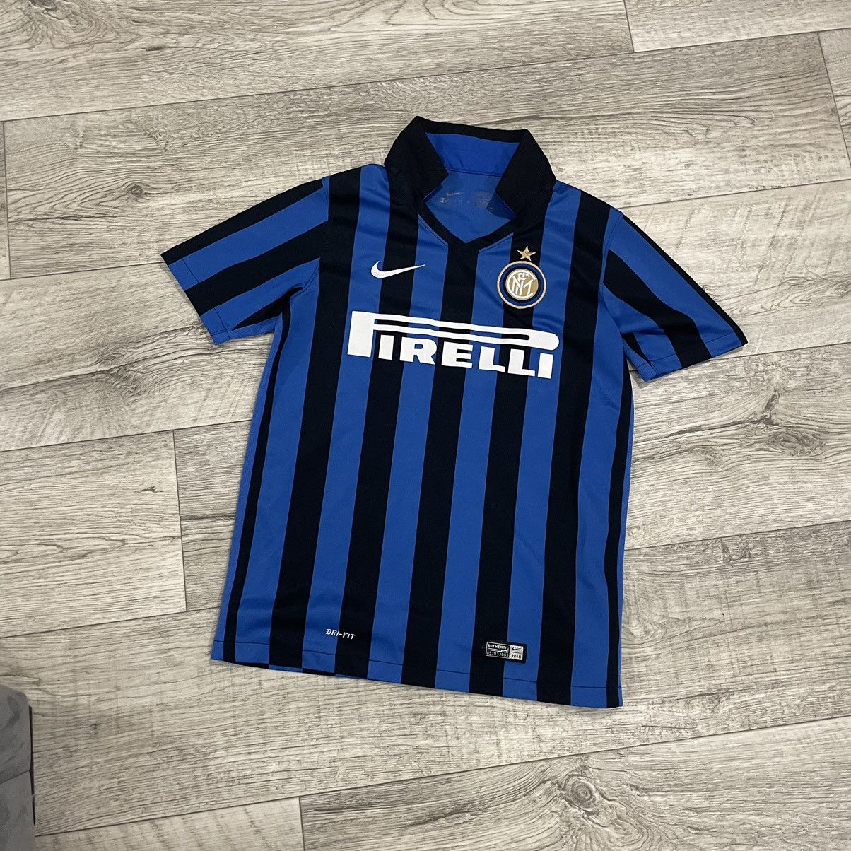 90s Nike Pirelli ユニフォーム Inter Nike Pirelli Football Shirt Jersey Child 12-13 Years
