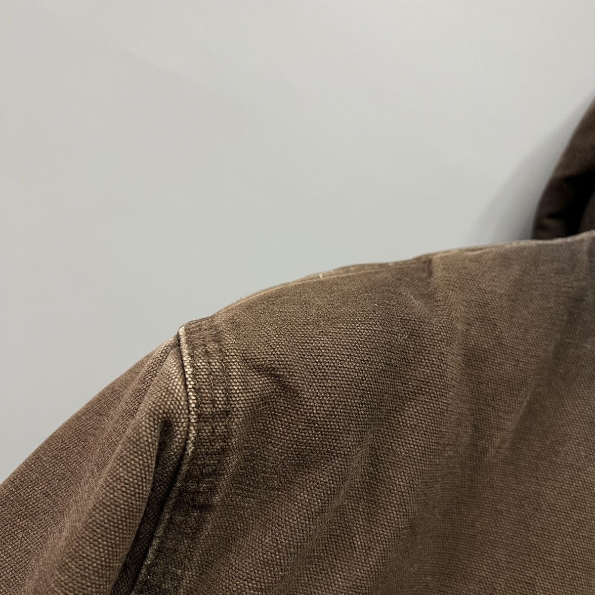 Carhartt Carhartt Sandstone Barlett Jacket Vintage Sherpa Brown faded Size US XL / EU 56 / 4 - 19 Thumbnail
