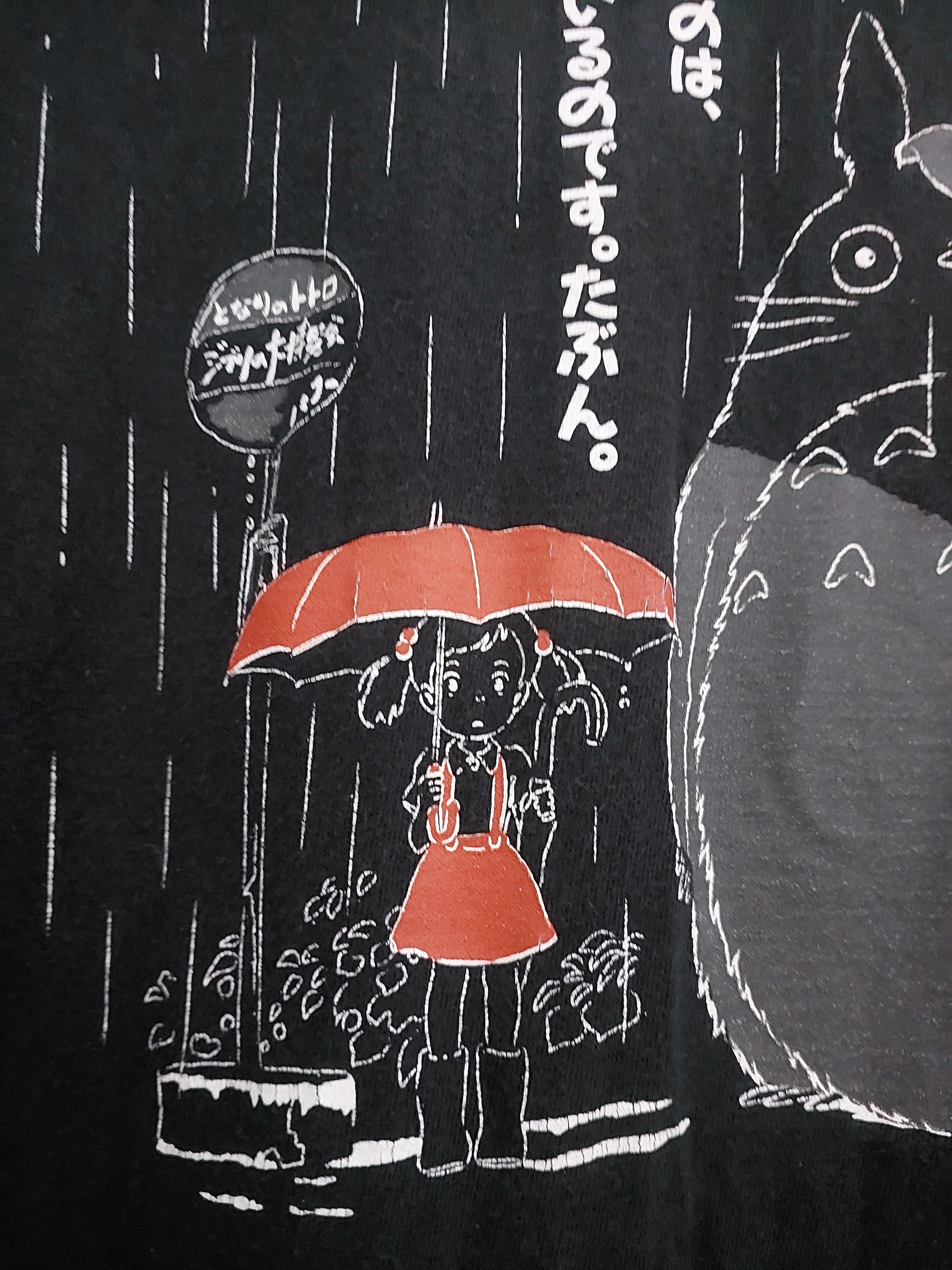 Vintage MY NEIGHBOUR TOTORO ANIME STUDIO GHIBLI MOVIE T-SHIRT Size US M / EU 48-50 / 2 - 7 Thumbnail