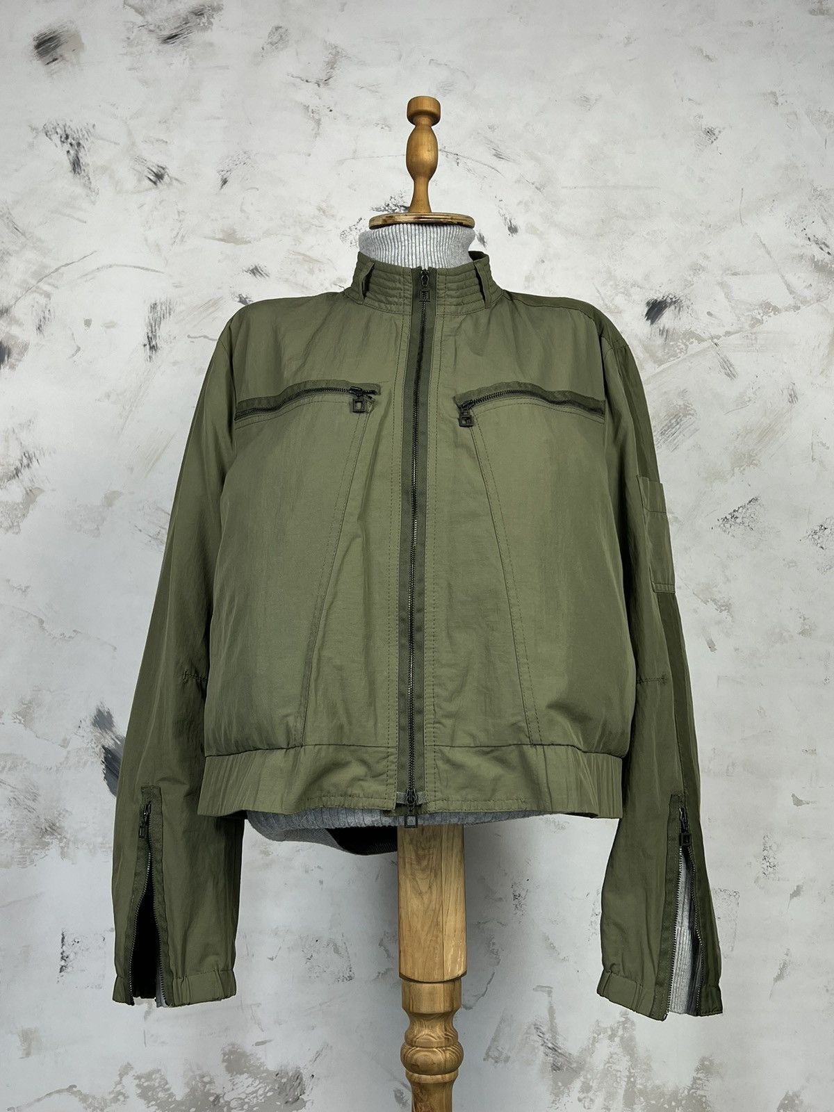 Vintage Vintage Marc Cain Utility Jacket Size M - L Size L / US 10 / IT 46 - 2 Thumbnail