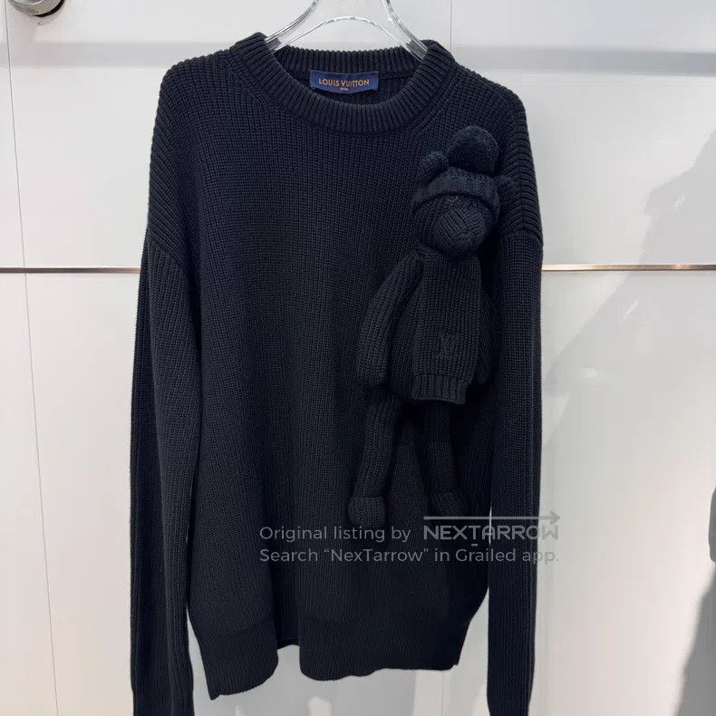 Louis Vuitton Louis Vuitton Black teddy bear sweater Size US S / EU 44-46 / 1 - 1 Thumbnail
