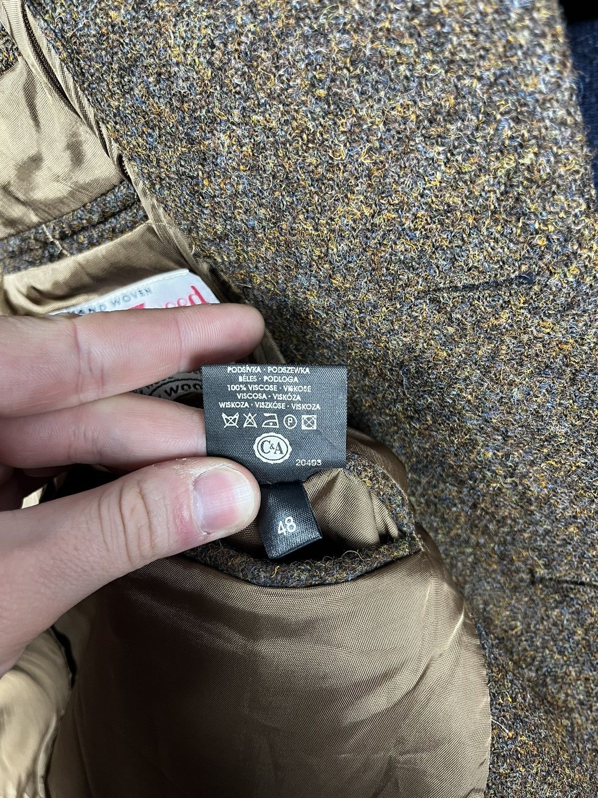 Harris Tweed × Vintage Harris Tweed wool blaze jacket Size 48R - 15 Thumbnail