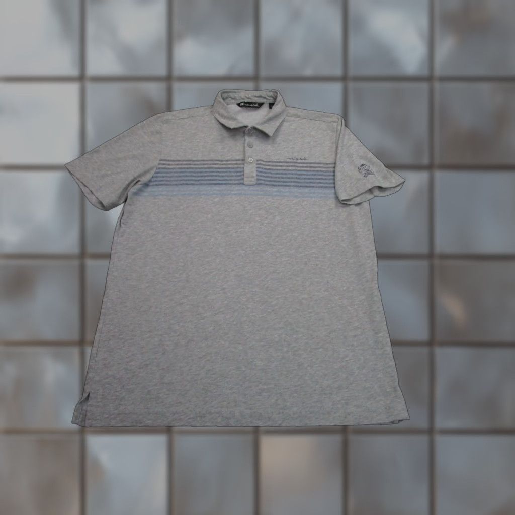 TravisMathew Travis Mathew Polo Shirt Mens L Gray Valencia Country Club Golf Santa Clarita Size US L / EU 52-54 / 3 - 1 Thumbnail