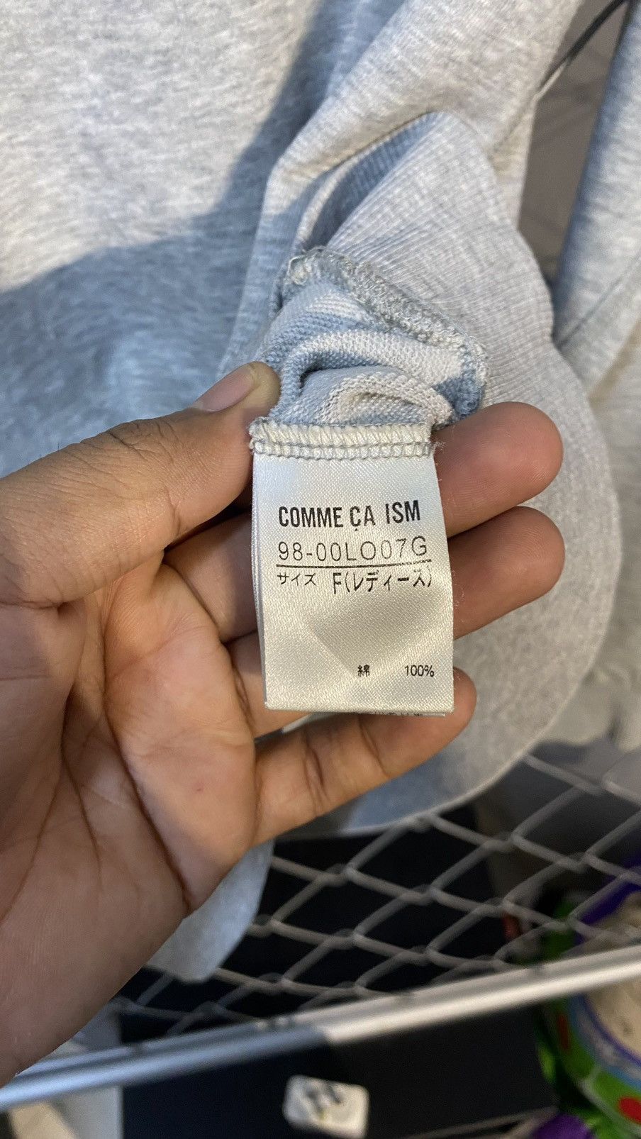 Comme Ca Ism × Designer × Japanese Brand COMME CA ISM EMBROIDERY SWEATSHIRT MEDIUM GREY Size M / US 6-8 / IT 42-44 - 5 Thumbnail