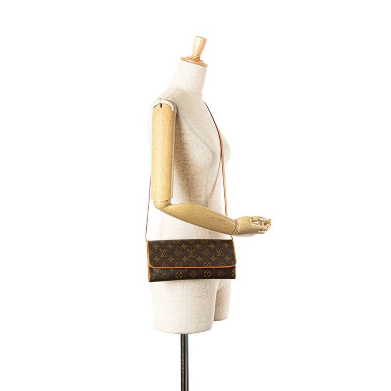 Louis Vuitton Louis Vuitton Monogram Pochette Twin GM Crossbody Bag M51852 Size ONE SIZE - 9 Thumbnail