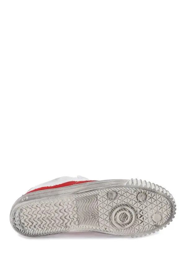 Maison Margiela o1w1db10425 Low-Top Sneakers in White Red Size US 8 / EU 41 - 5 Thumbnail