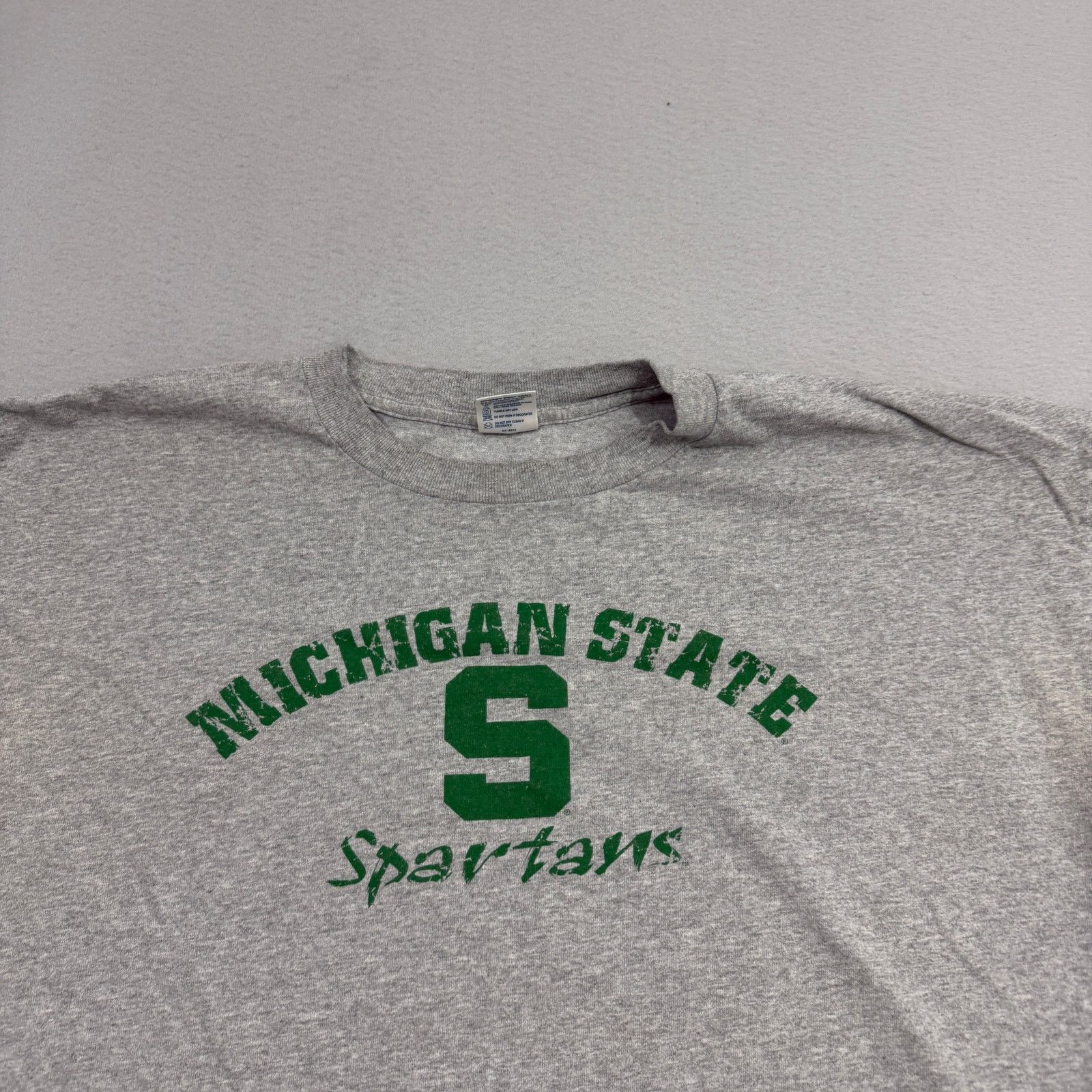Vintage Vintage Michigan State Spartans Shirt Men's 2XL Gray y2k Size US XXL / EU 58 / 5 - 3 Thumbnail