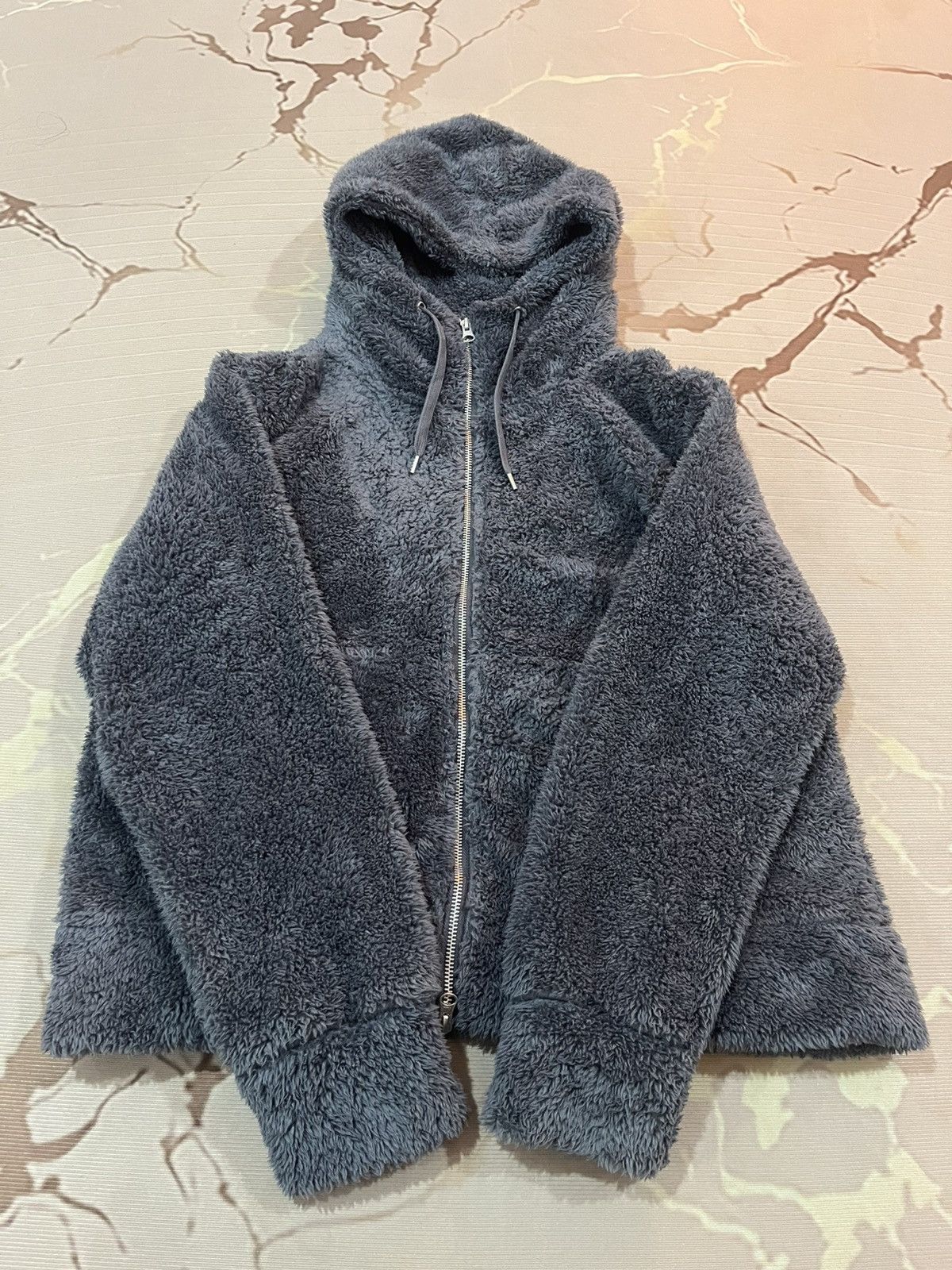Japanese Brand Power To The People Fleece Zip Hoodie Grey Size US M / EU 48-50 / 2 - 5 Thumbnail