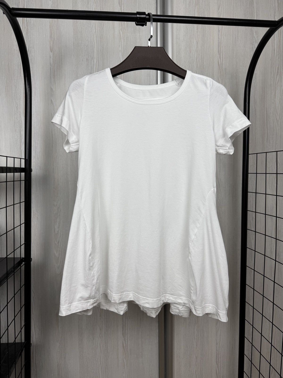 Rundholz Rundholz Black Label Blacktone white flared SS tee shirt Size S / US 4 / IT 40 - 1 Thumbnail