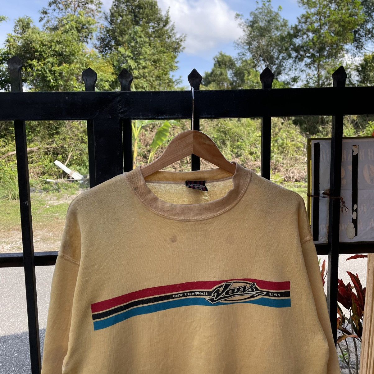 Vans 🔥Vintage 90s VANS Skateboard Crewneck Jumper Sweatshirts Size US M / EU 48-50 / 2 - 4 Thumbnail